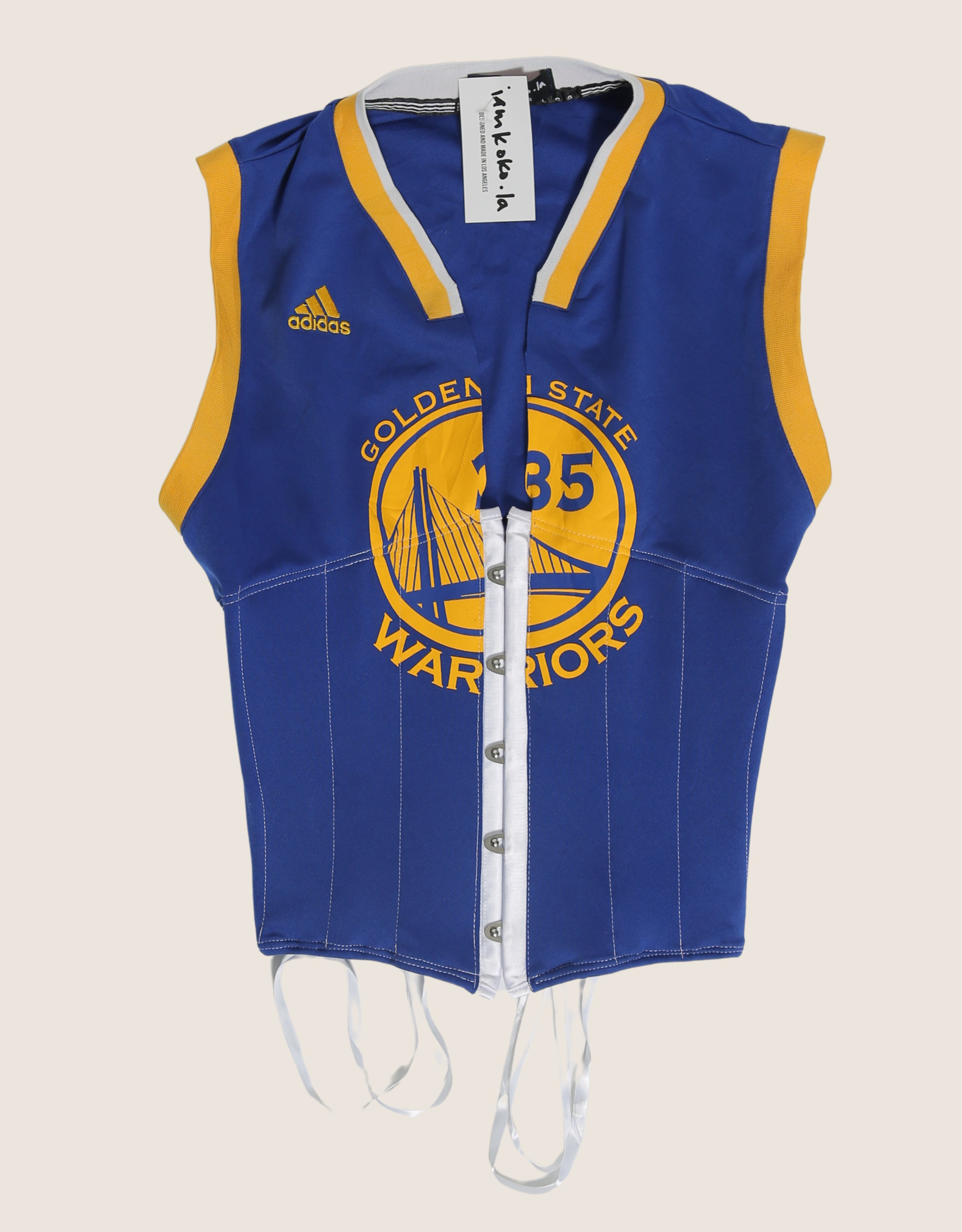 golden state 35 reworked snap corset jersey (m)