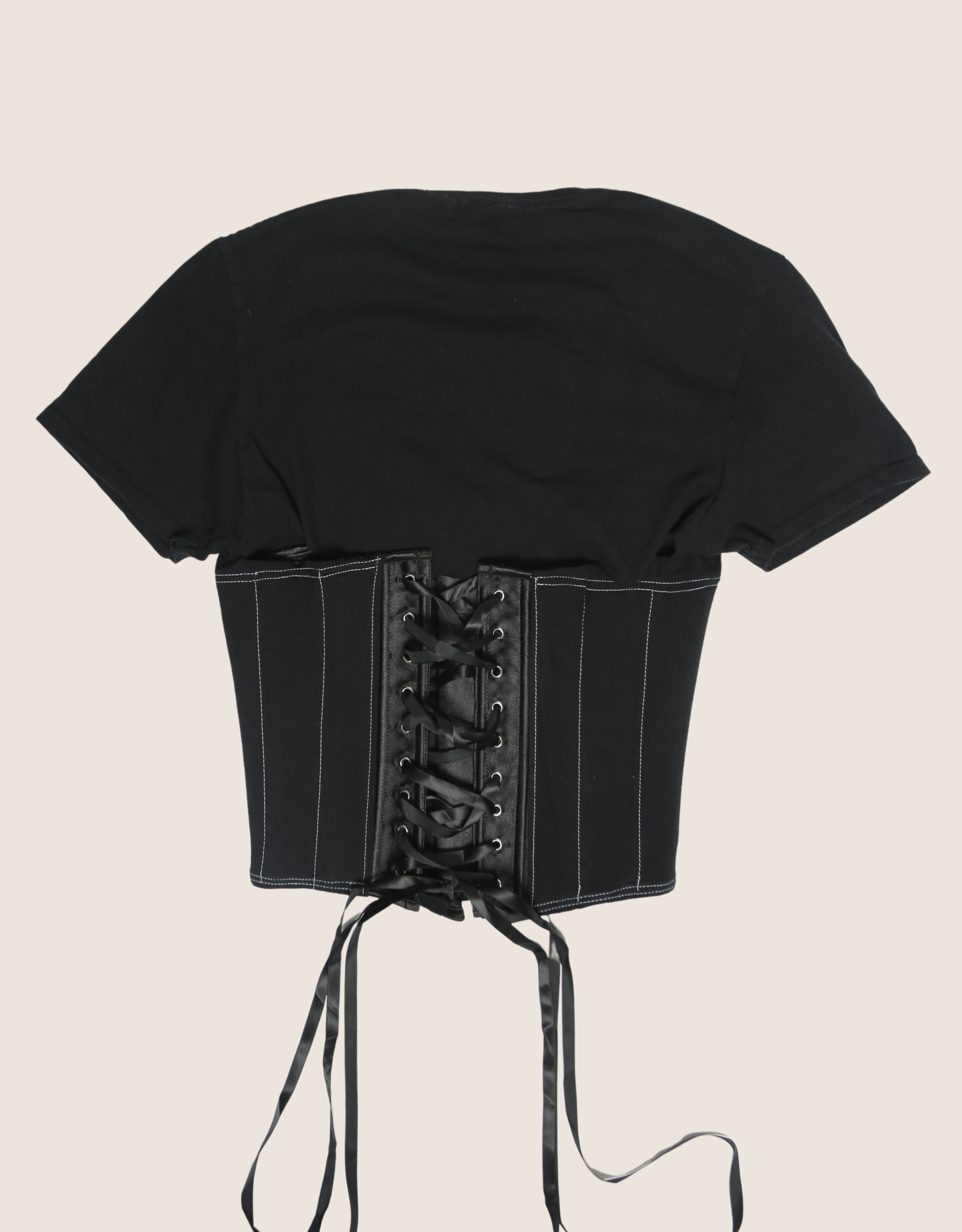acdc snap corset t shirt (S)