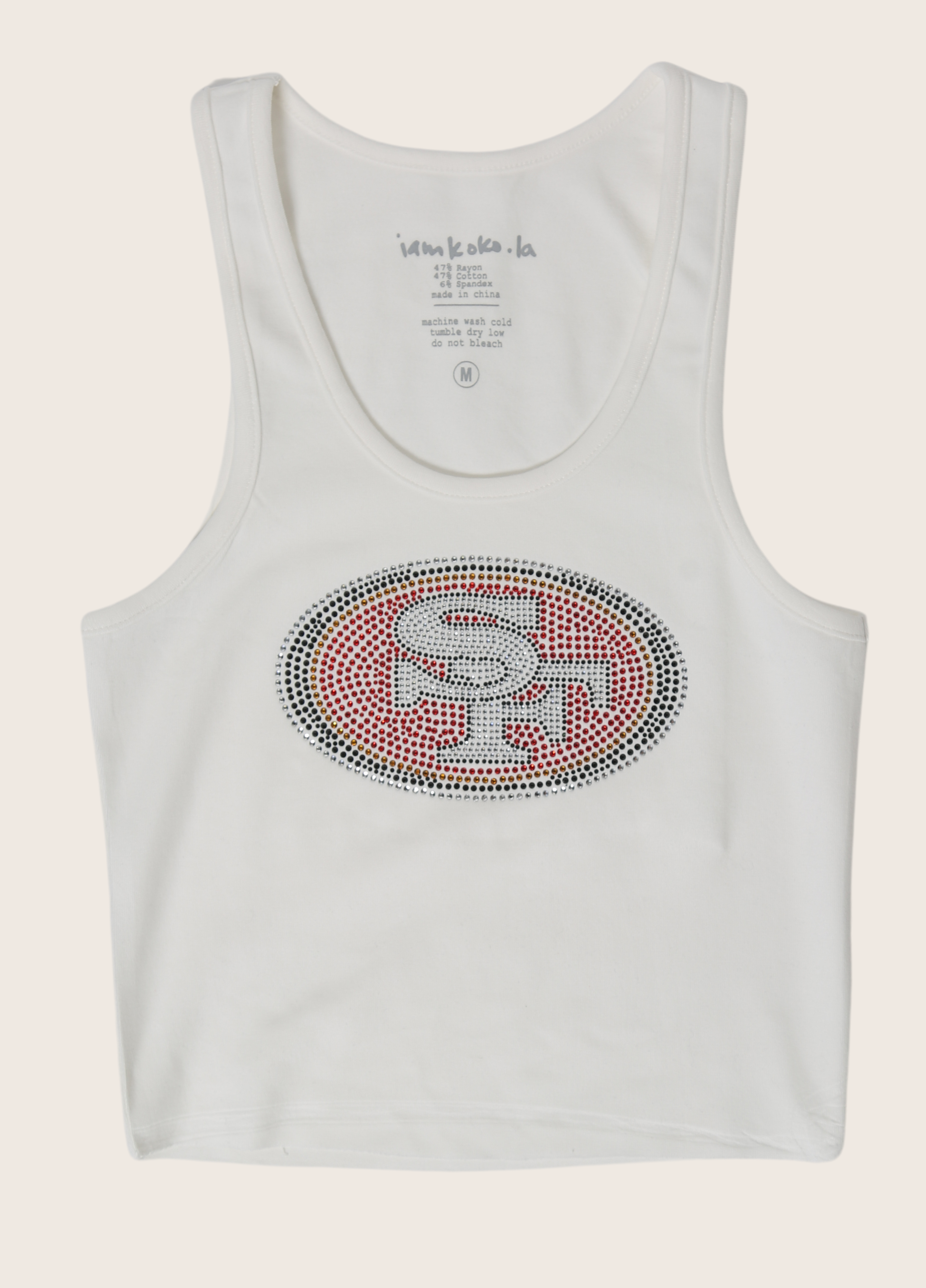 sf 49ers bling tank