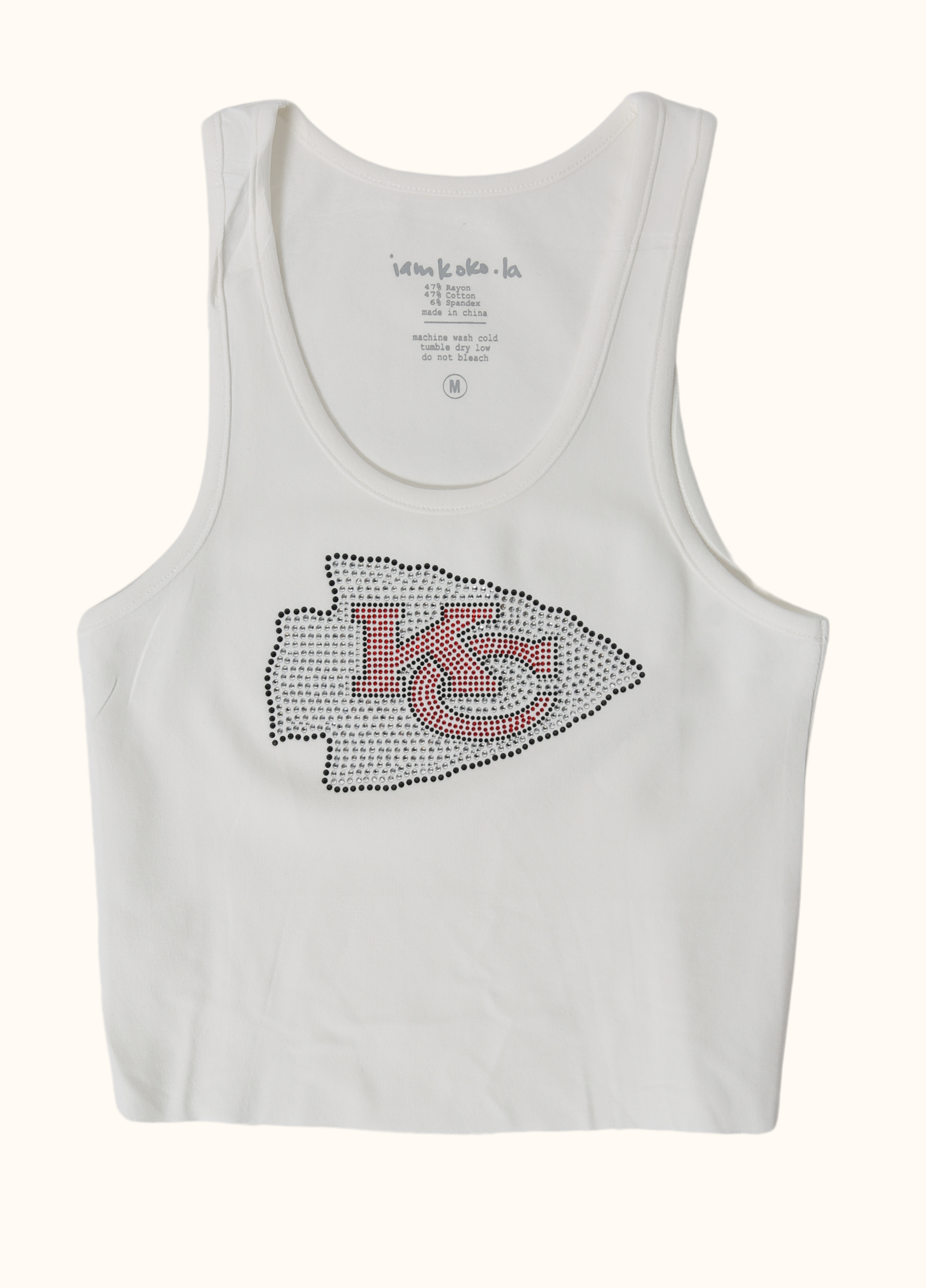 kc chiefs bling tank
