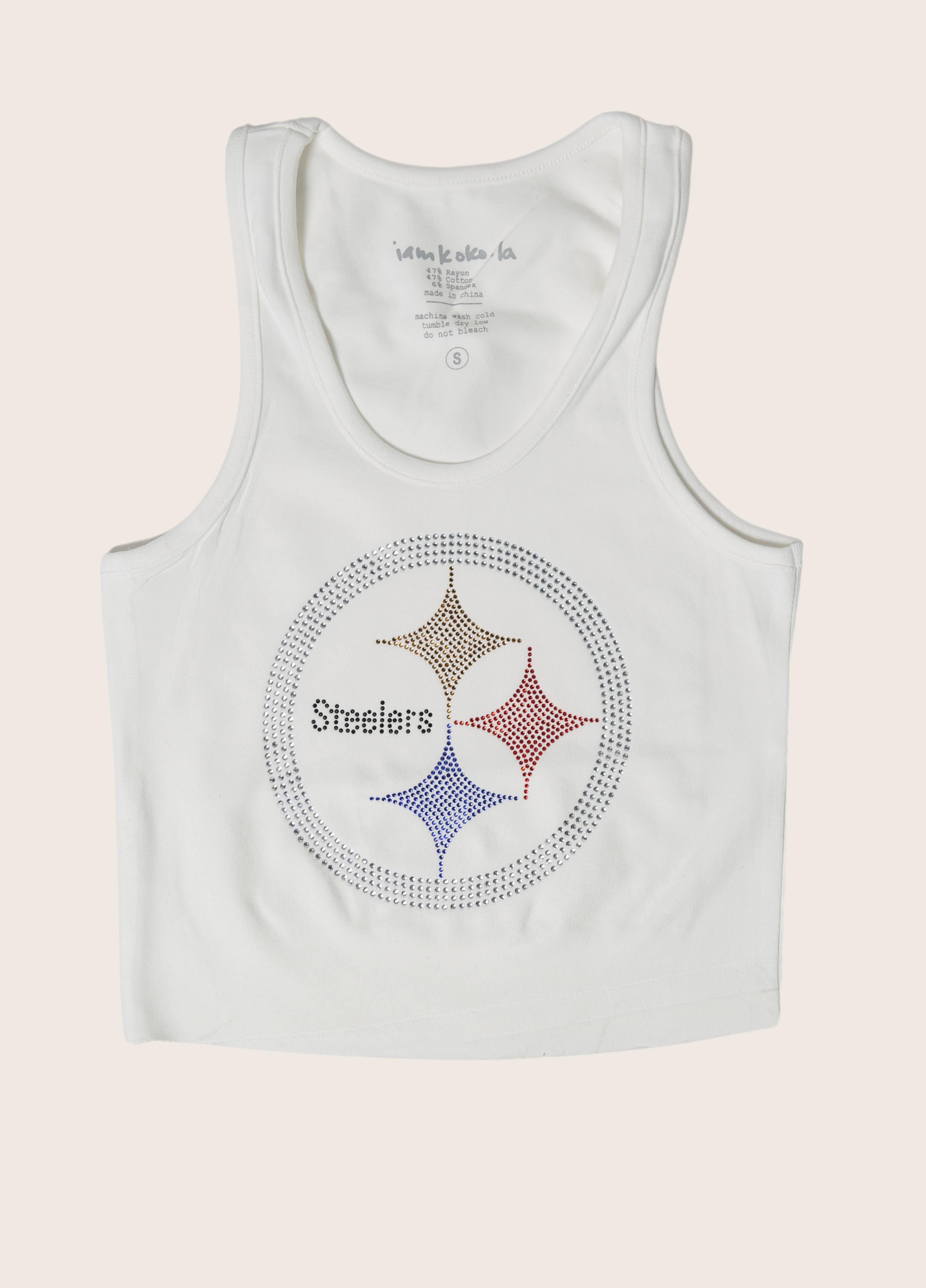 Pittsburgh Steelers bling tank
