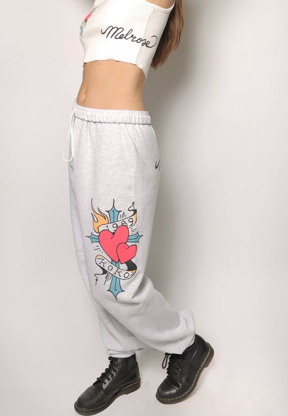 tattooed cross iamkoko.la original sweatpants