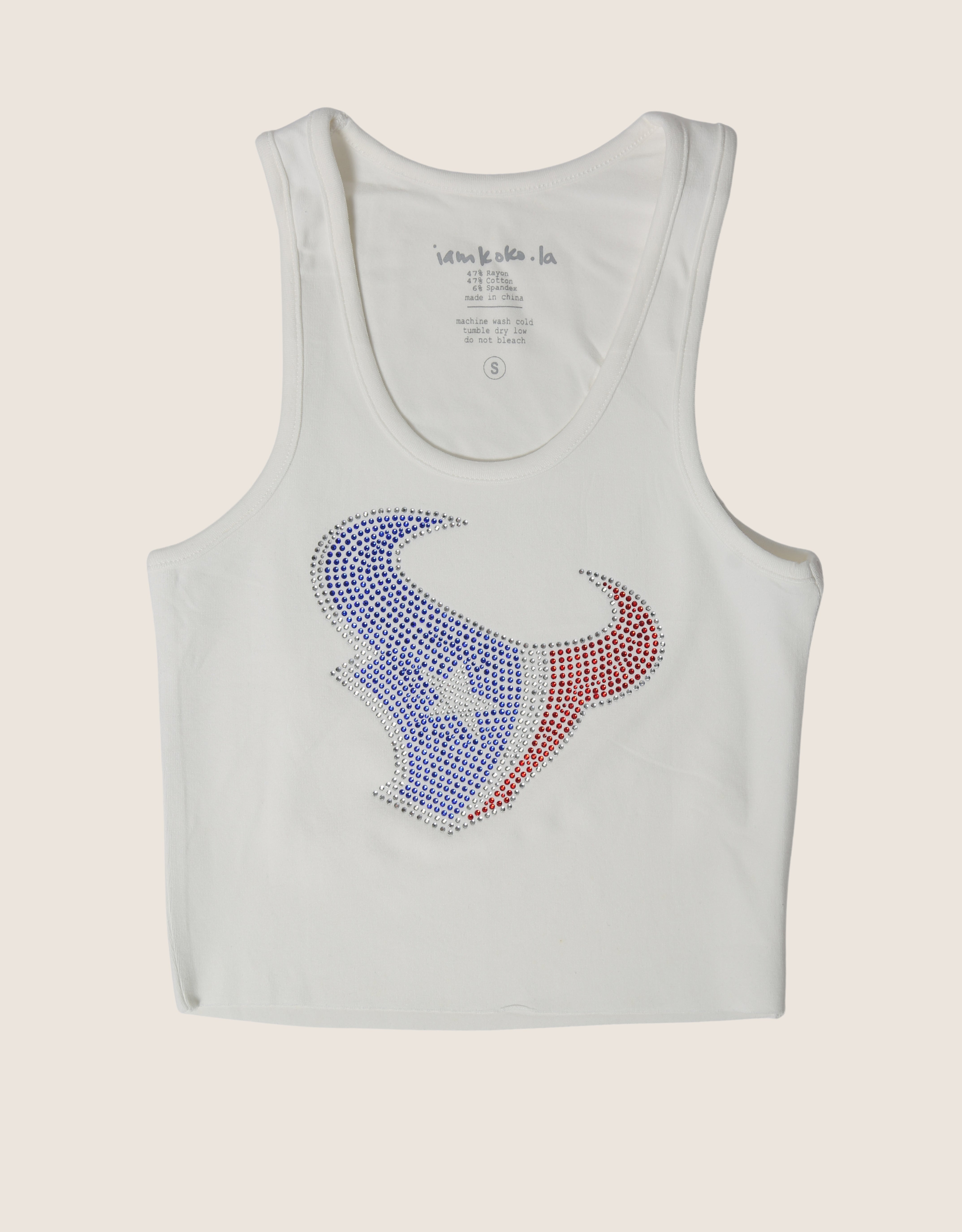 Houston Texans bling tank