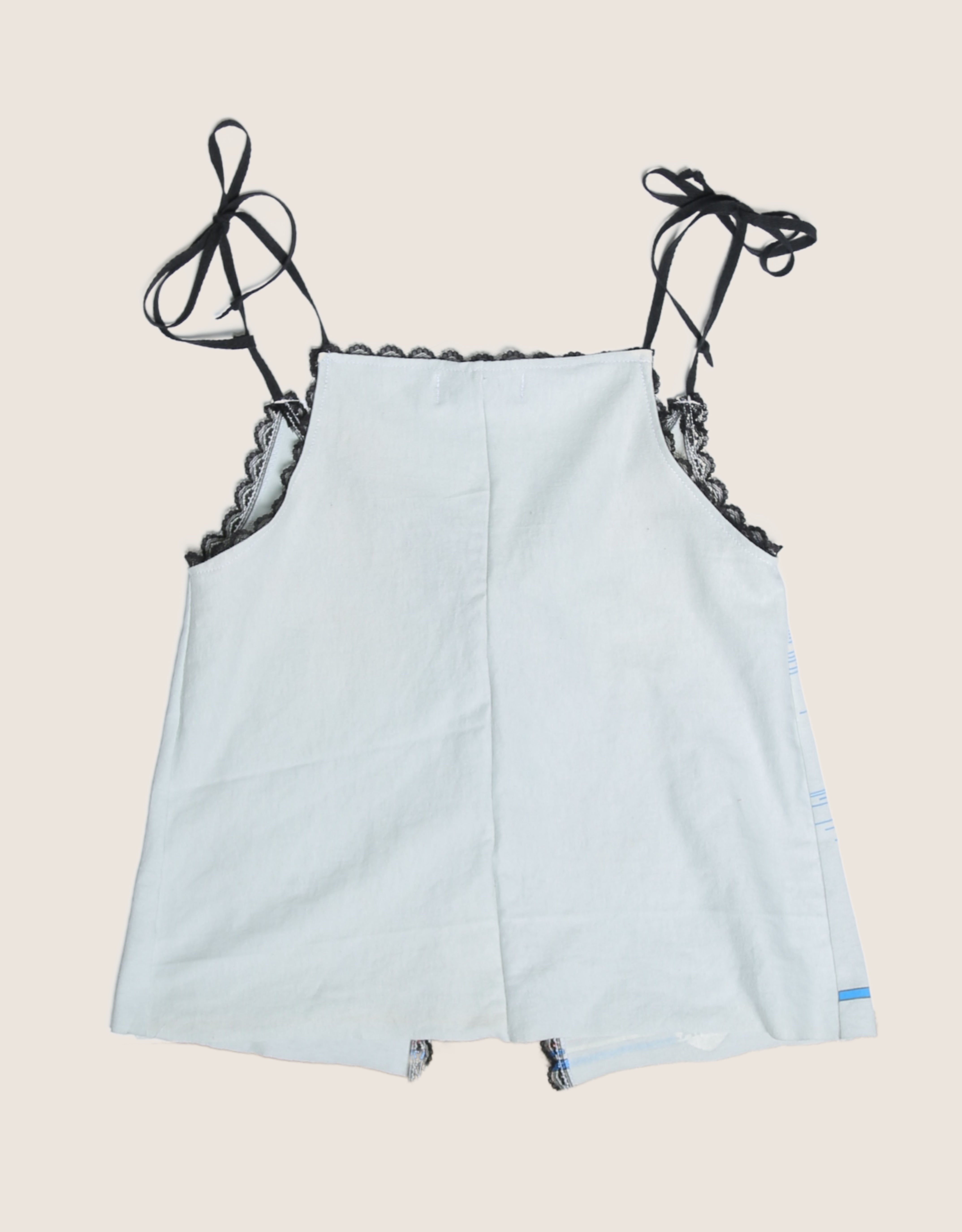 harley reworked tie front tank