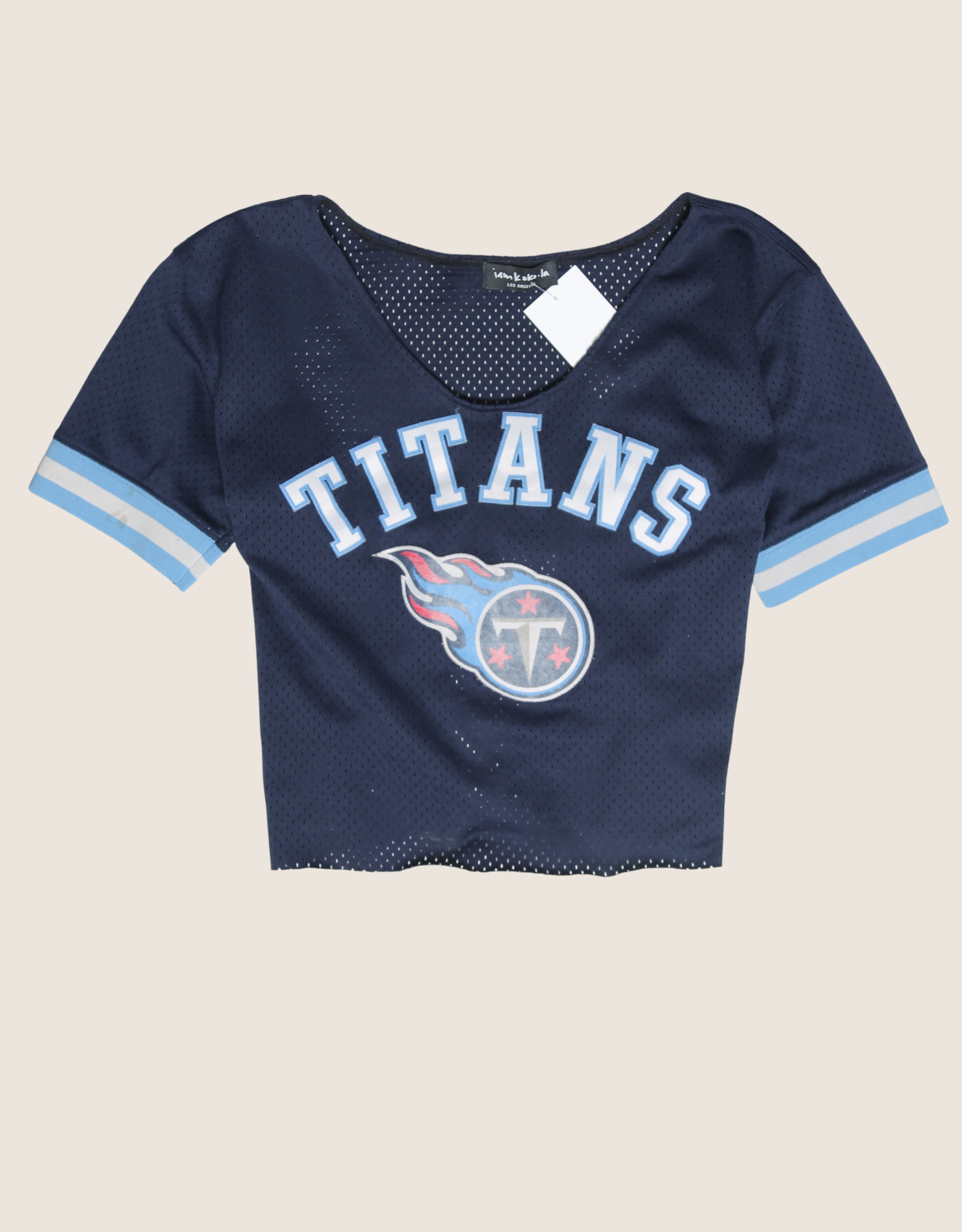 titans reworked jersey with corset back