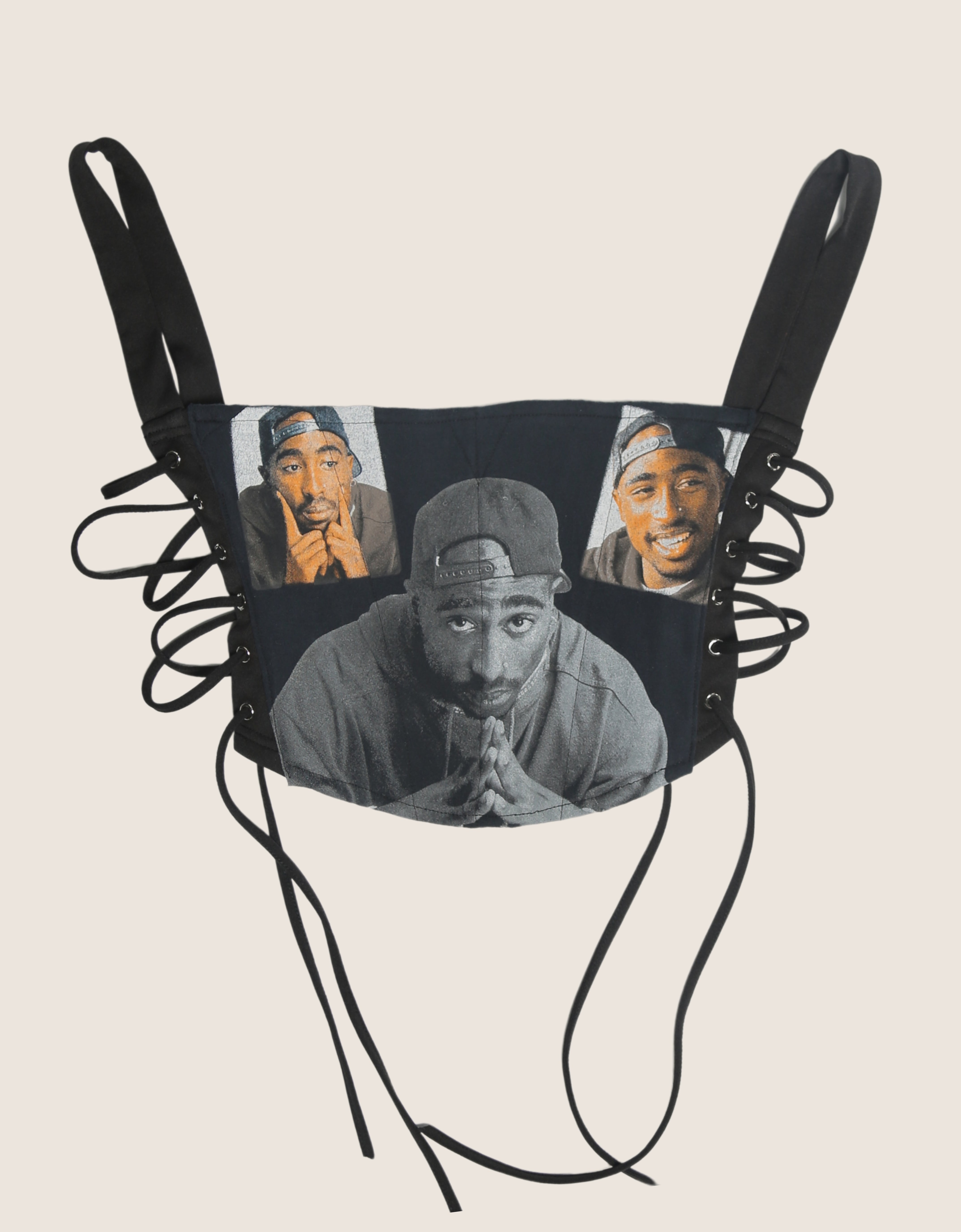 tupac reworked corset with matching shrug (m/l)
