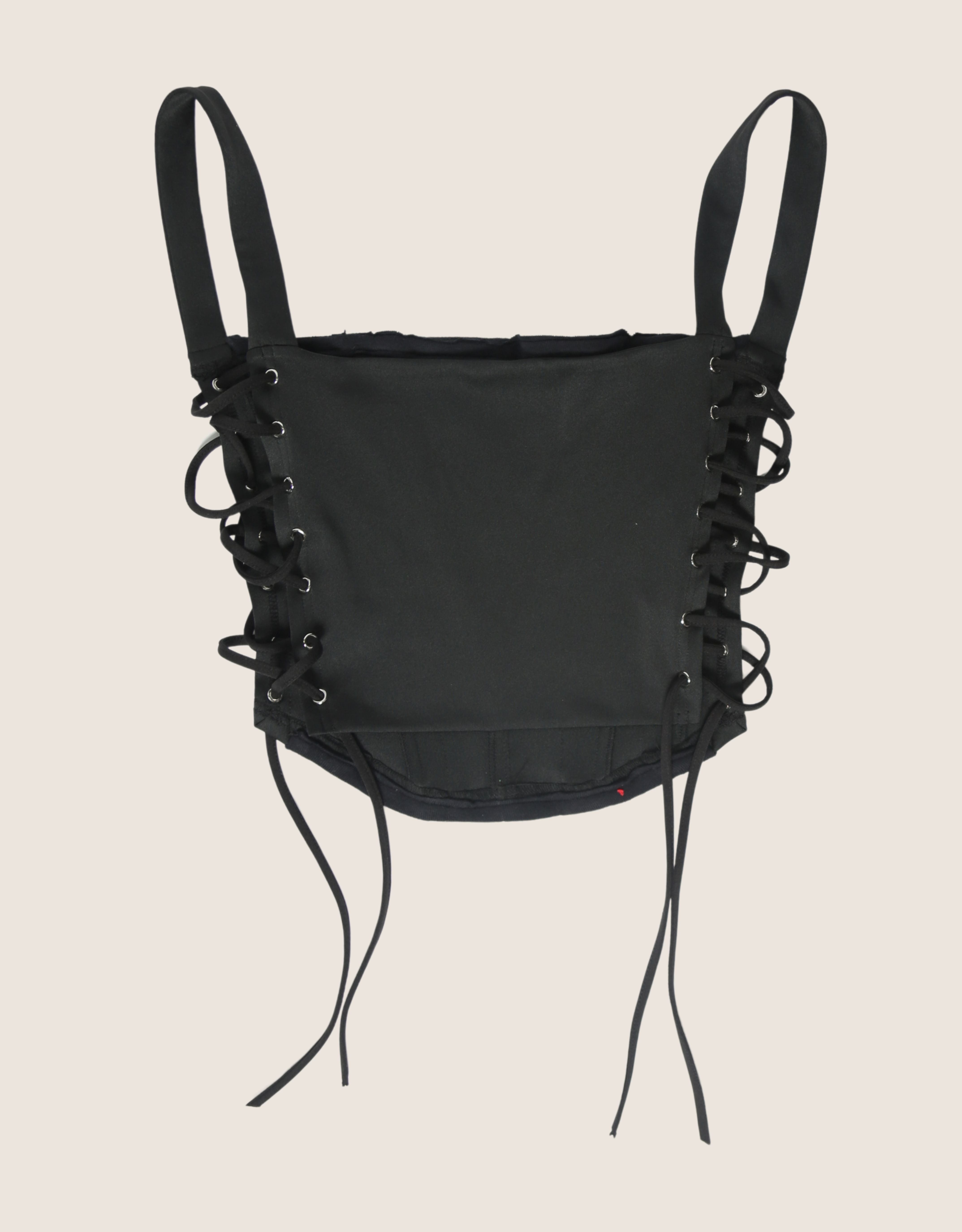 harley company side lace full length corset (L)