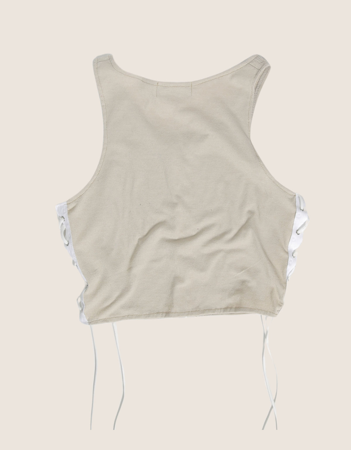 taylor swift hook and lace cropped tank (S/M)