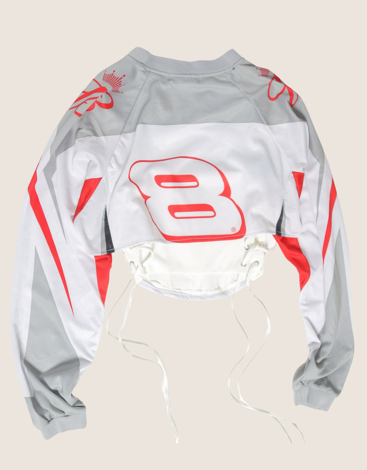 budweiser racing reworked cropped corset with matching shrug (S)
