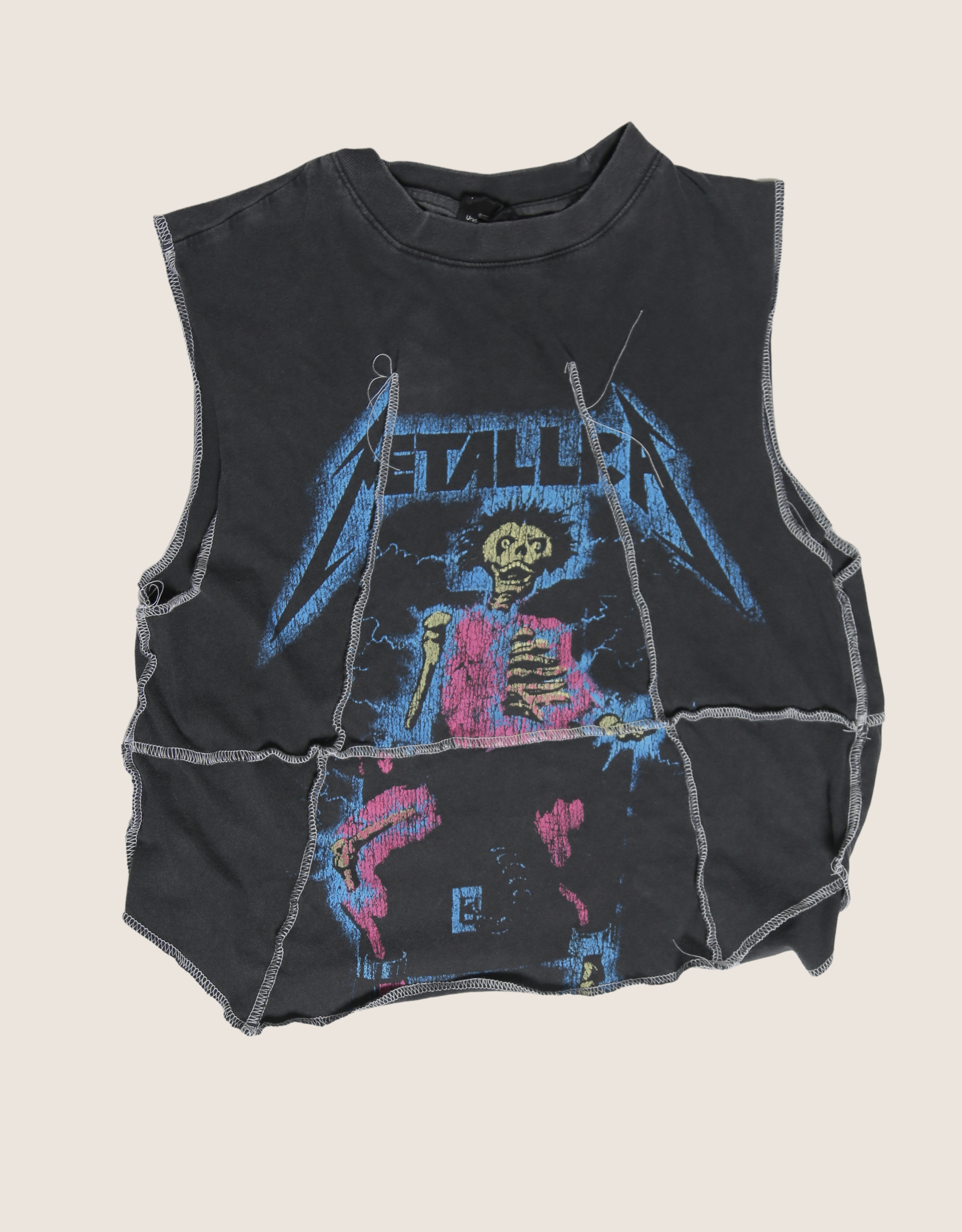 metallica overlocked muscle tank