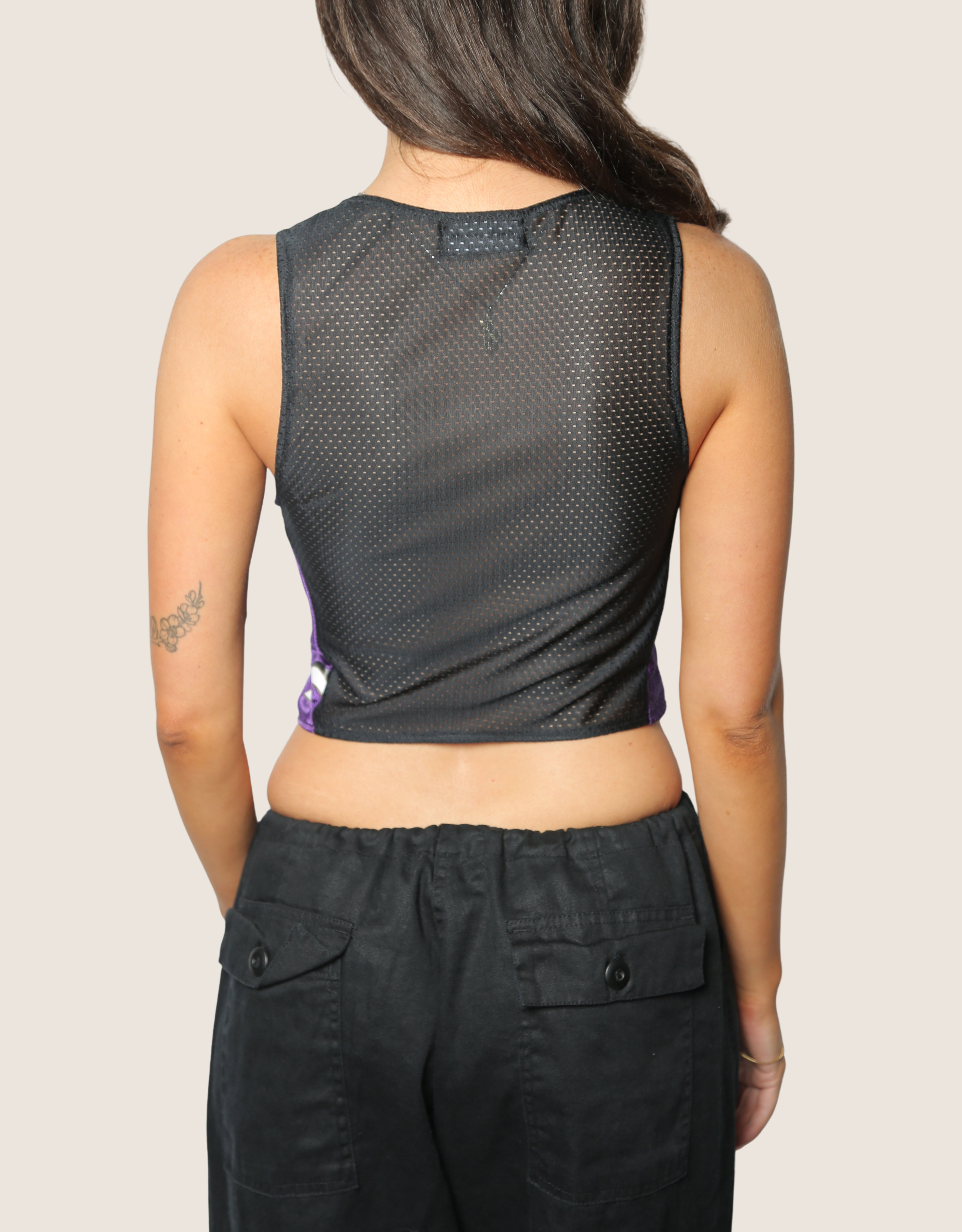 ravens lace front cut out tank