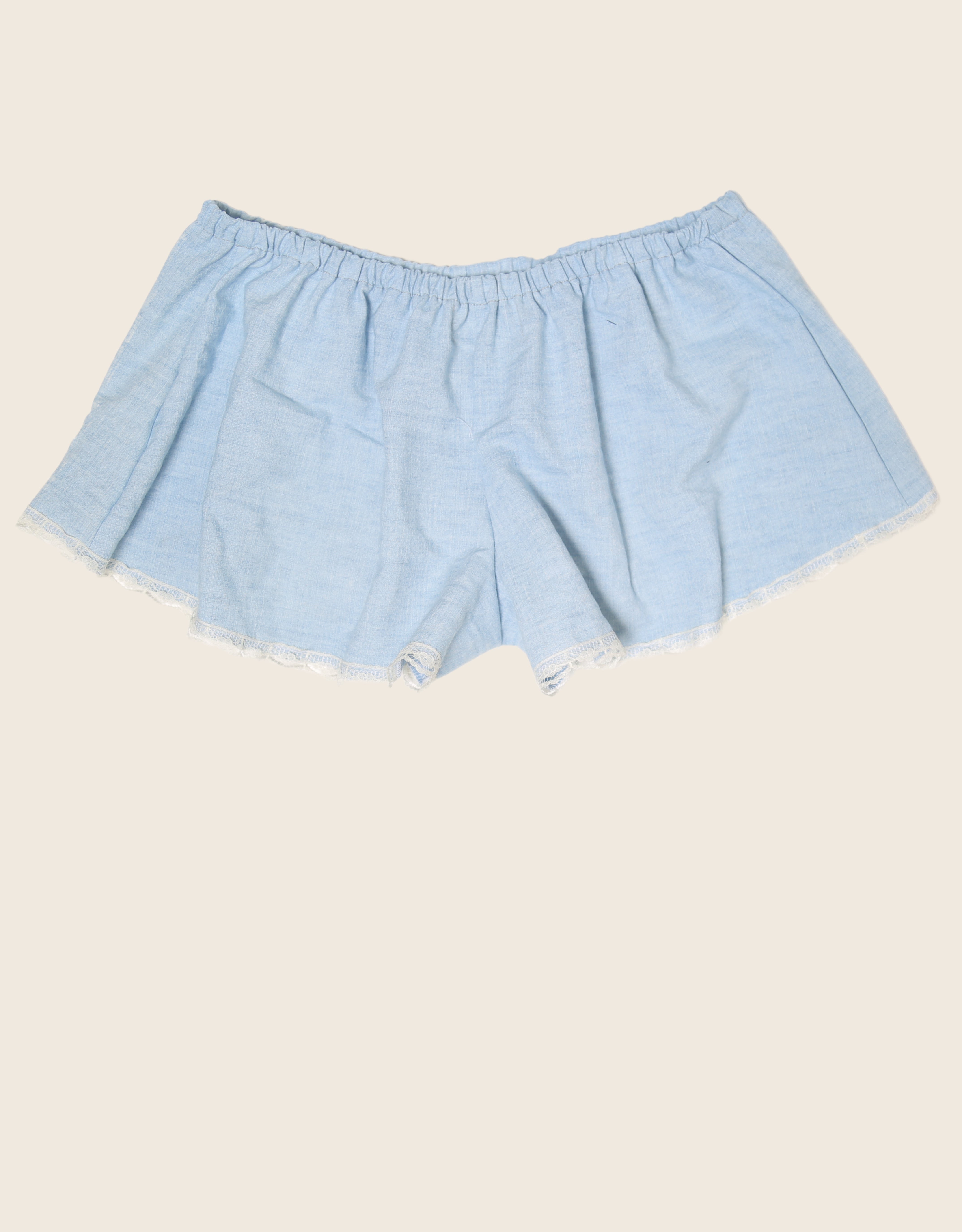 denim polo reworked halter top and mini shorts