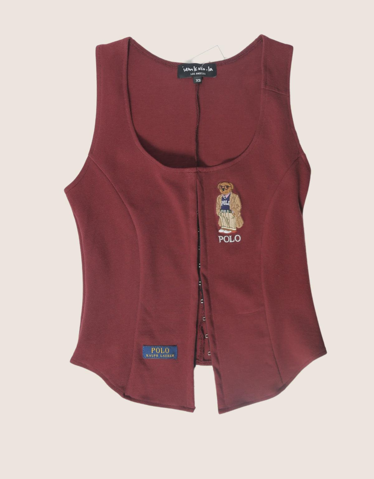 polo bear hook and eye tank (XS/S)