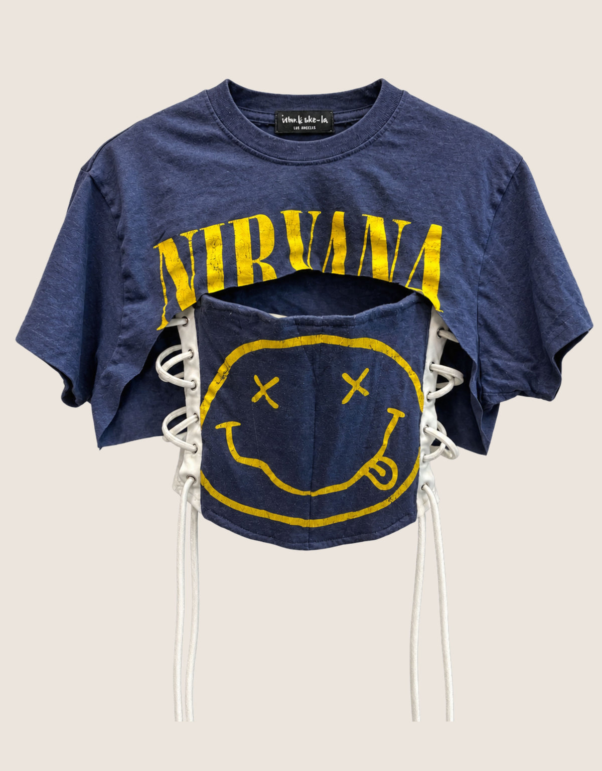 nirvana reworked cropped corset with shrug (S)
