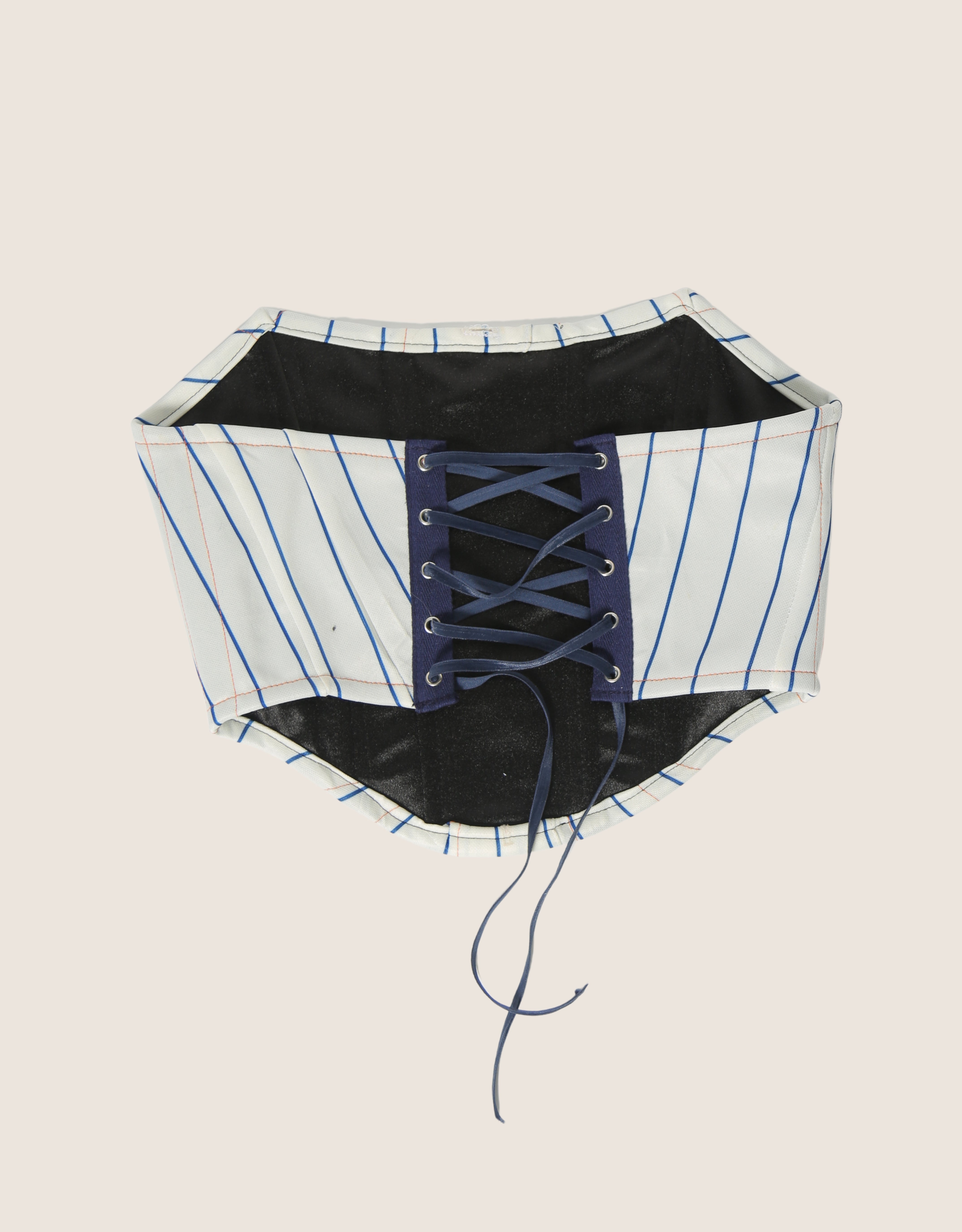 mets strapless corset with shrug (small)