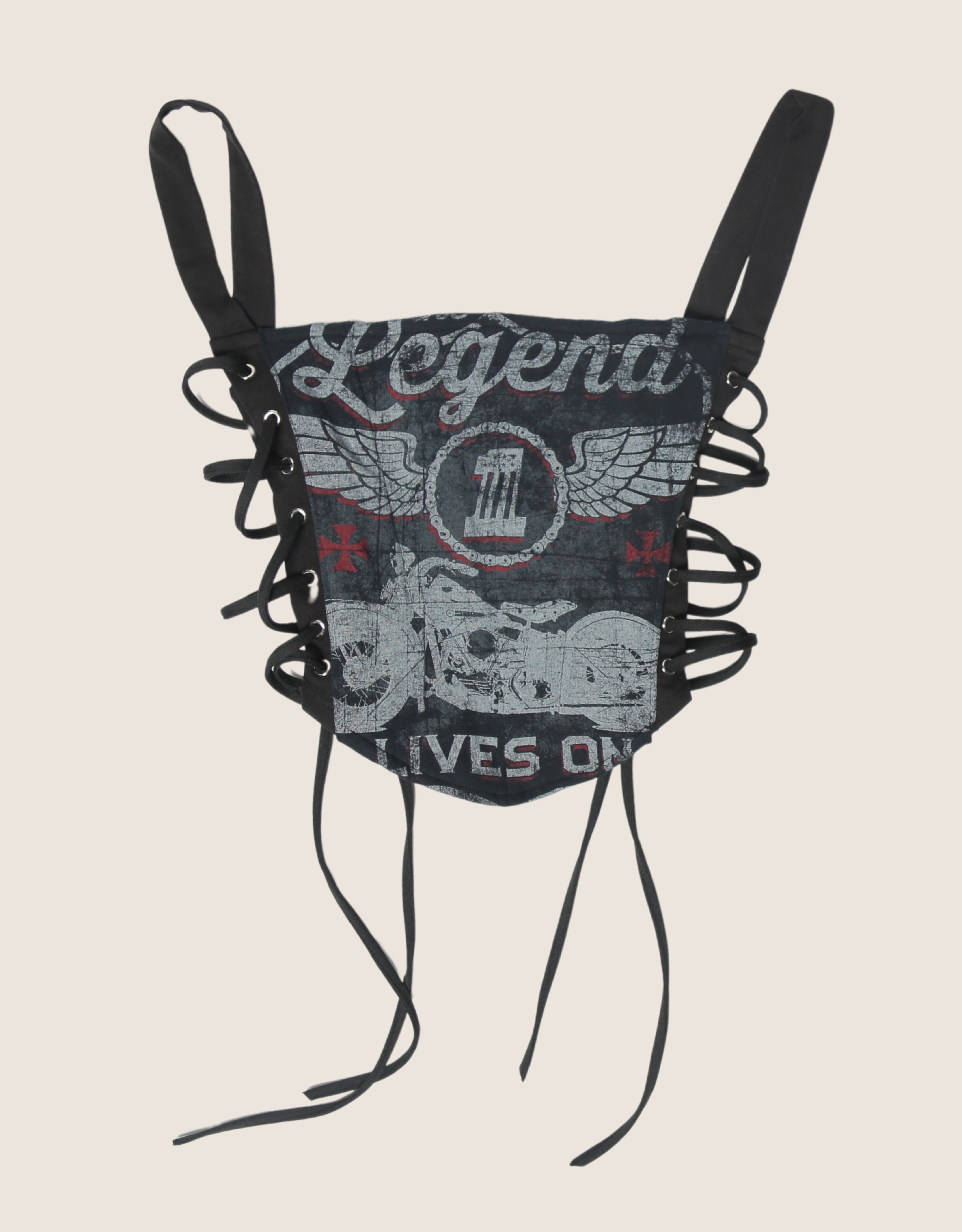 legend side lace full lengh corset (XS/S)