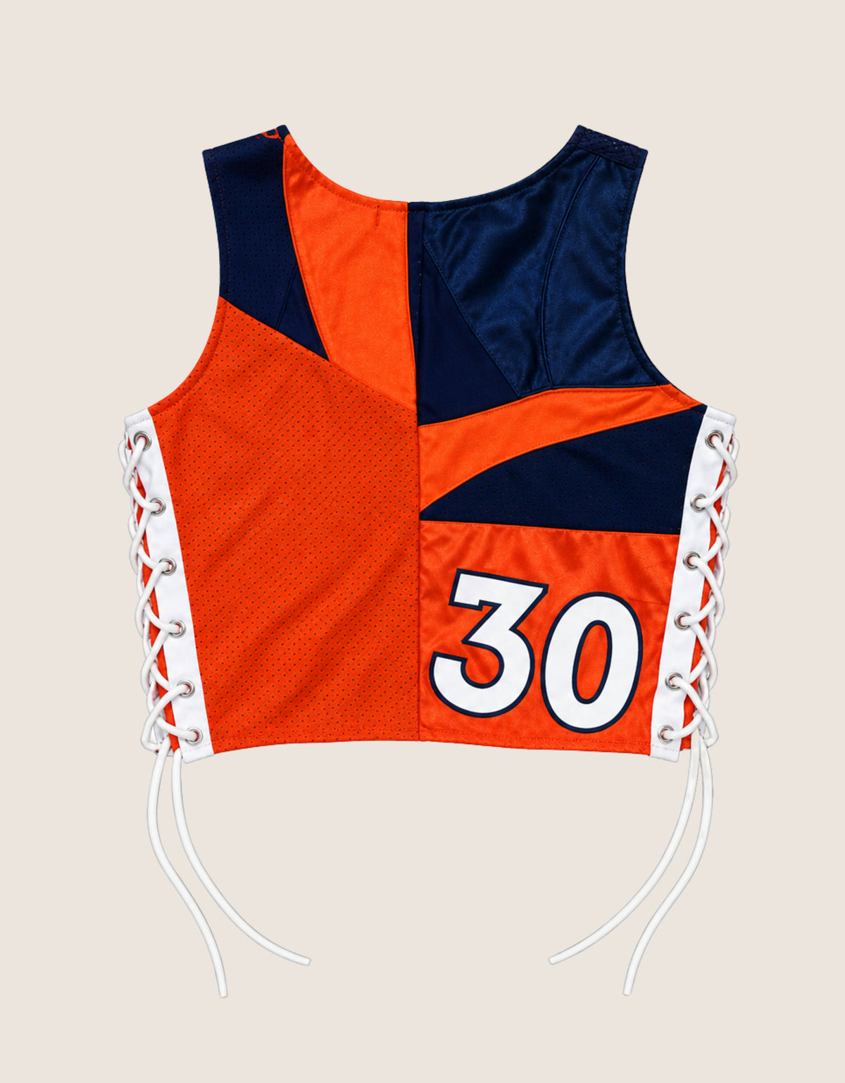 #30 hook and lace cropped tank (L)