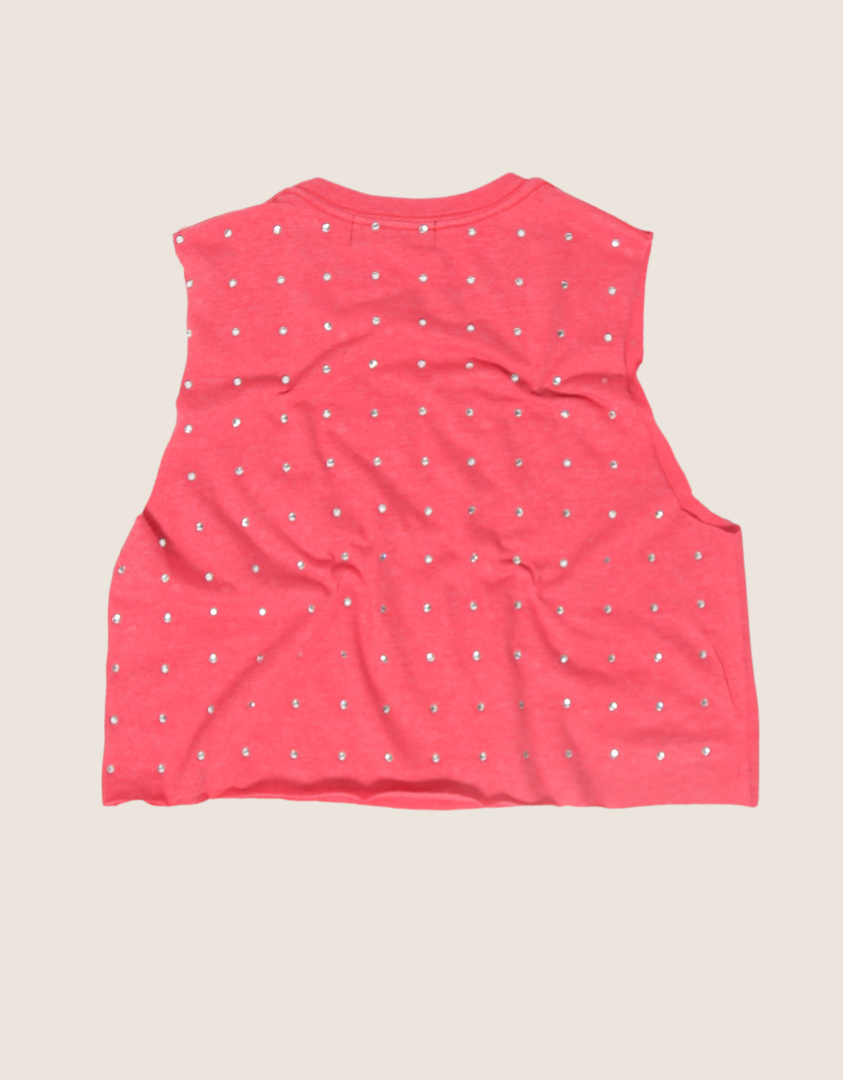 coca cola rhinestone muscle tank (XS/S)