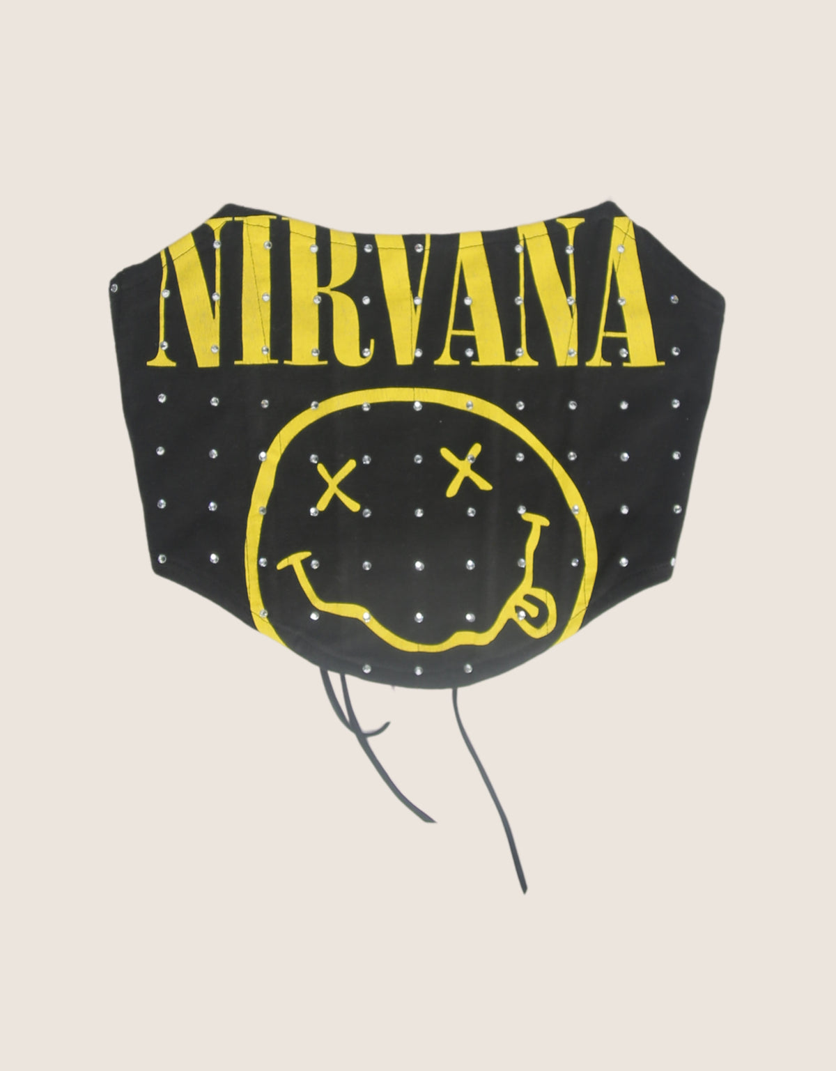 nirvana strapless corset with rhinestones (S)