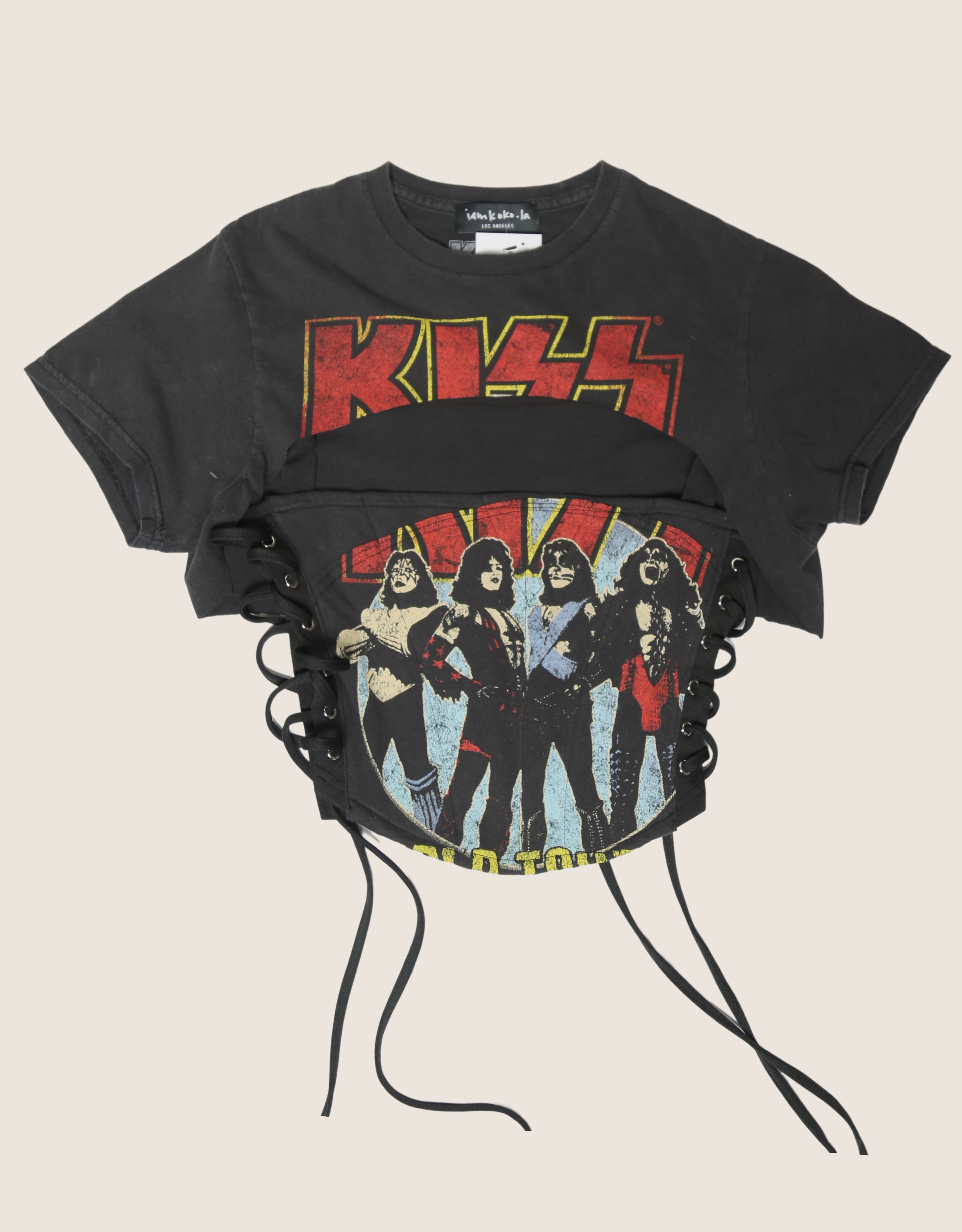 kiss reworked corset with matching shrug (S)