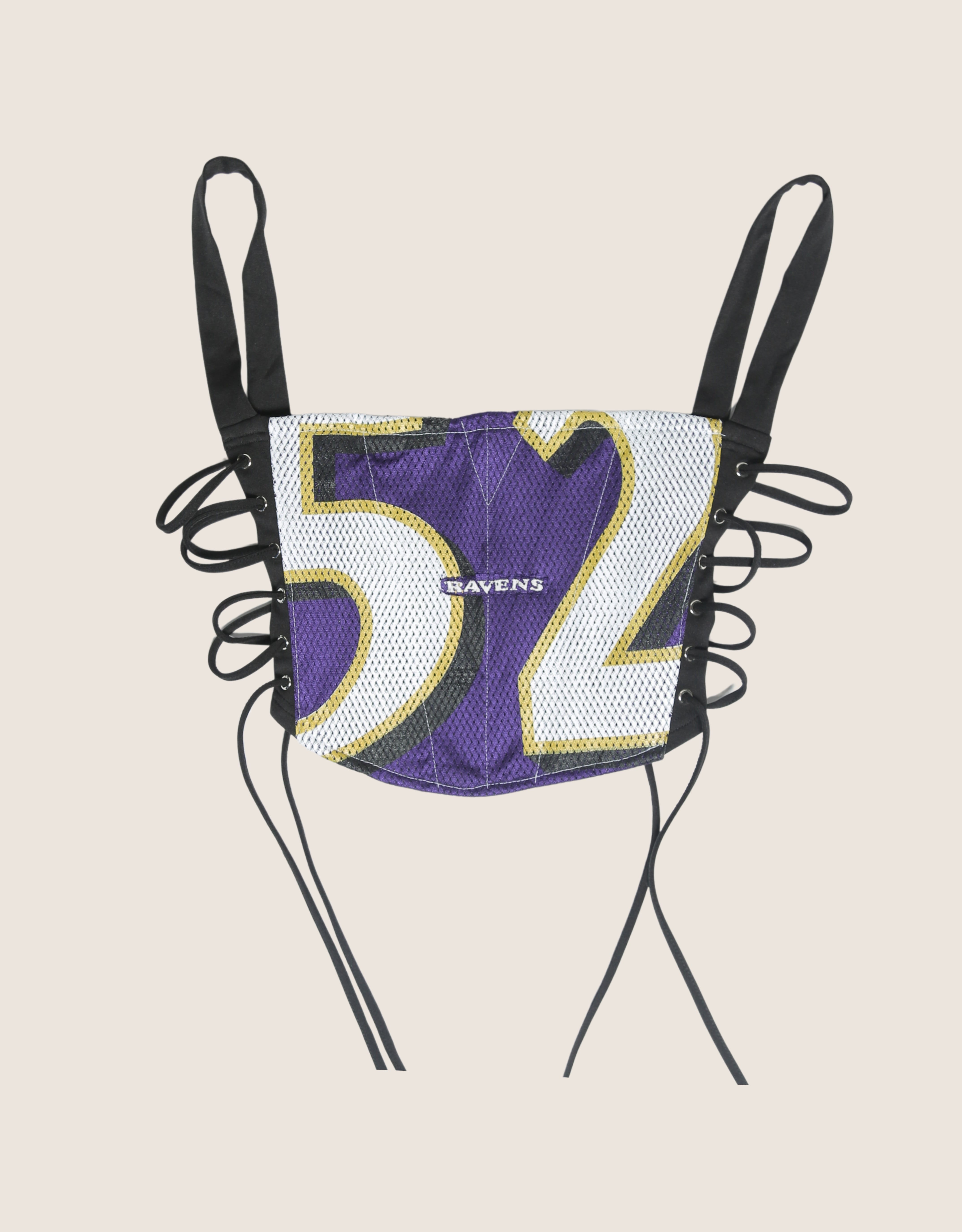 ravens reworked corset with matching shrug (medium)