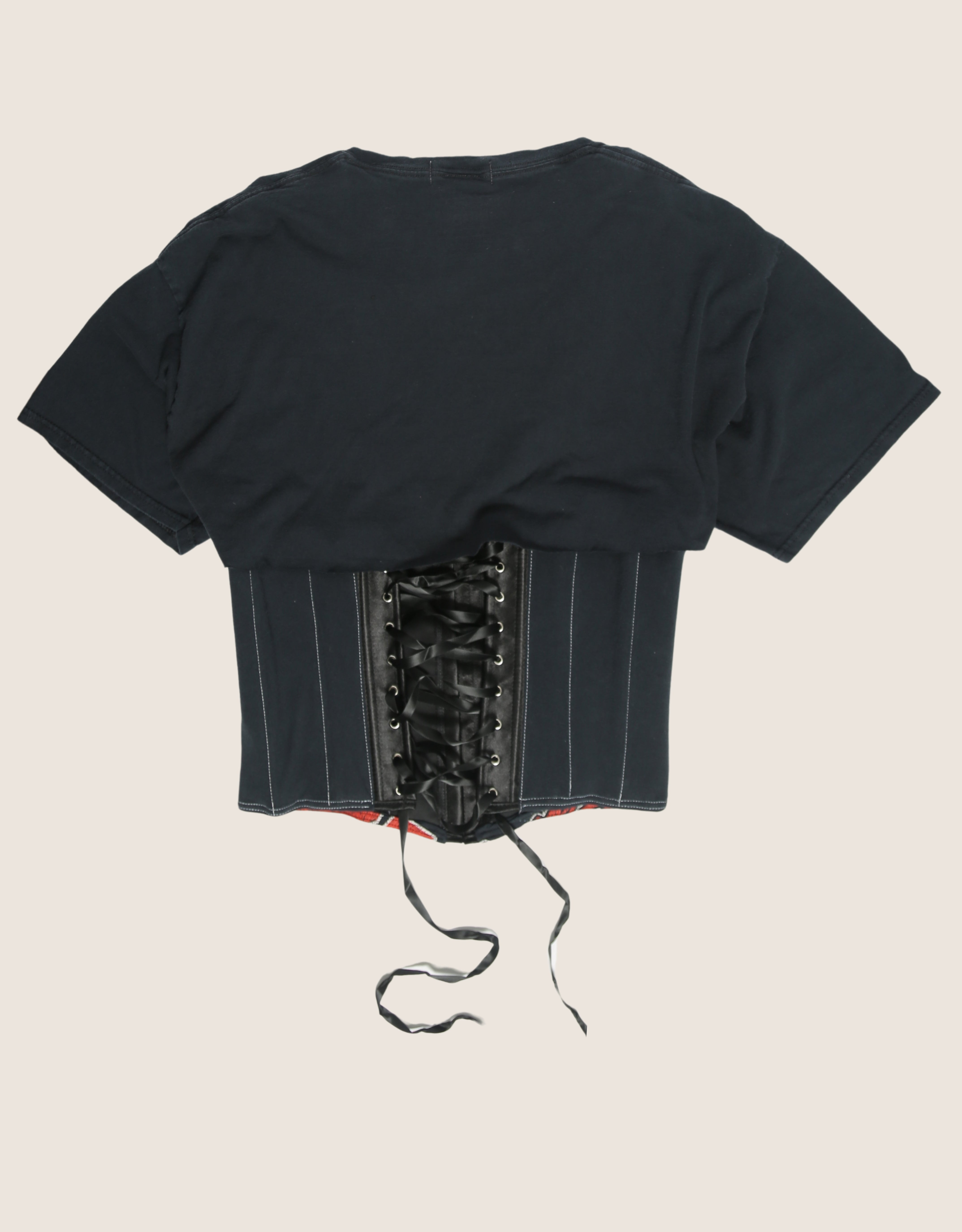 speedway racing snap corset t shirt (M/L)