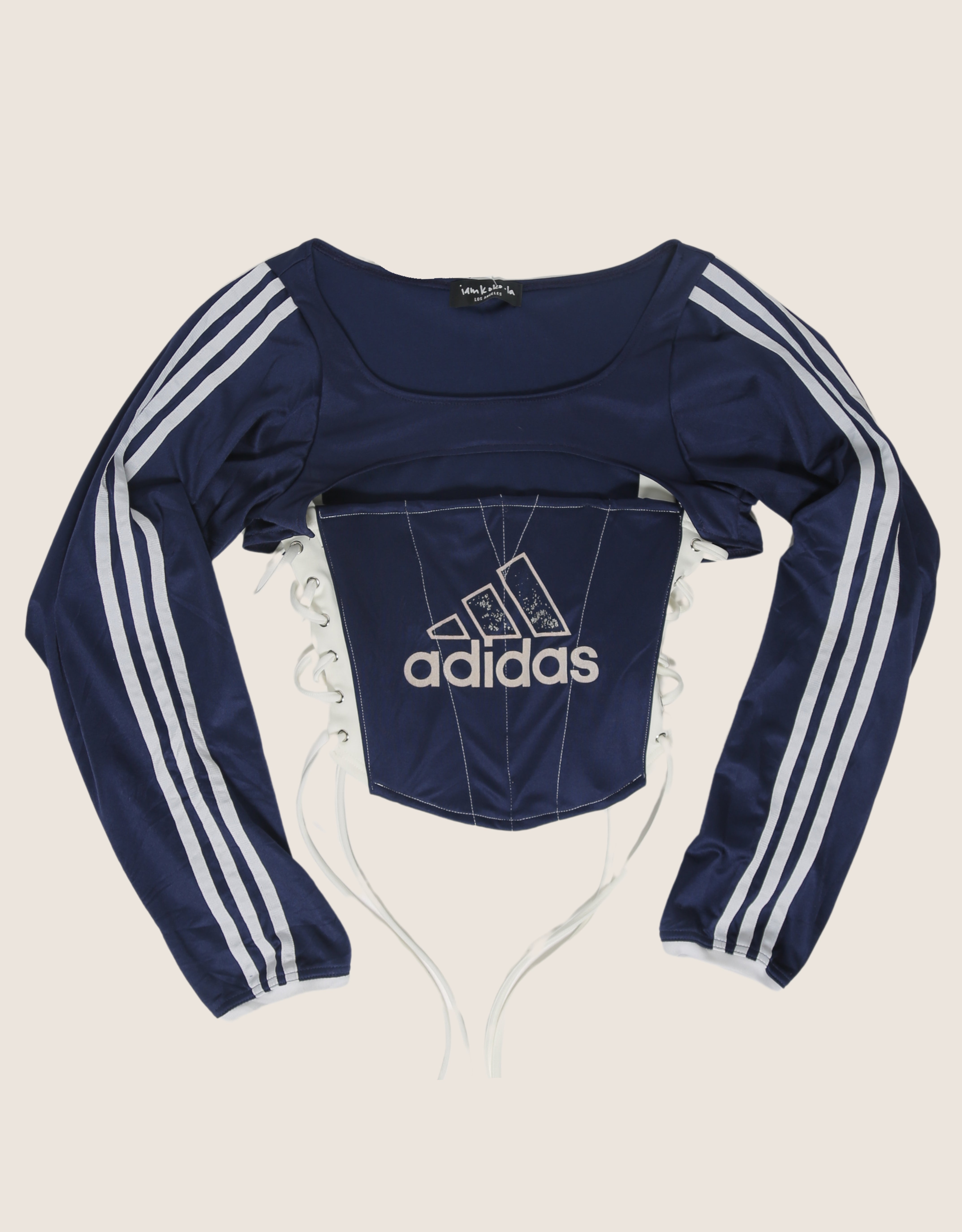adidas reworked cropped corset with matching shrug (S)