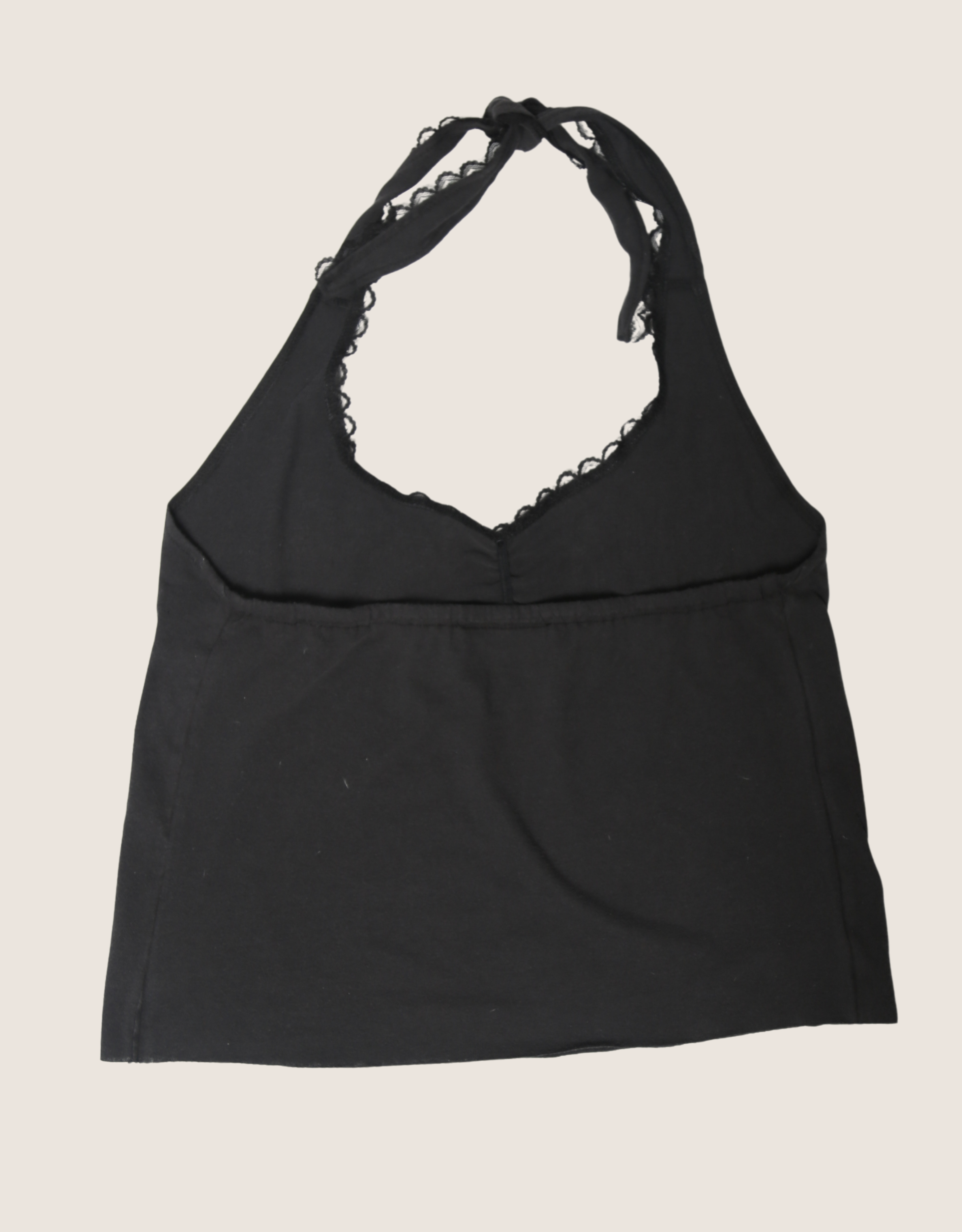 gun n roses lace trim halter top