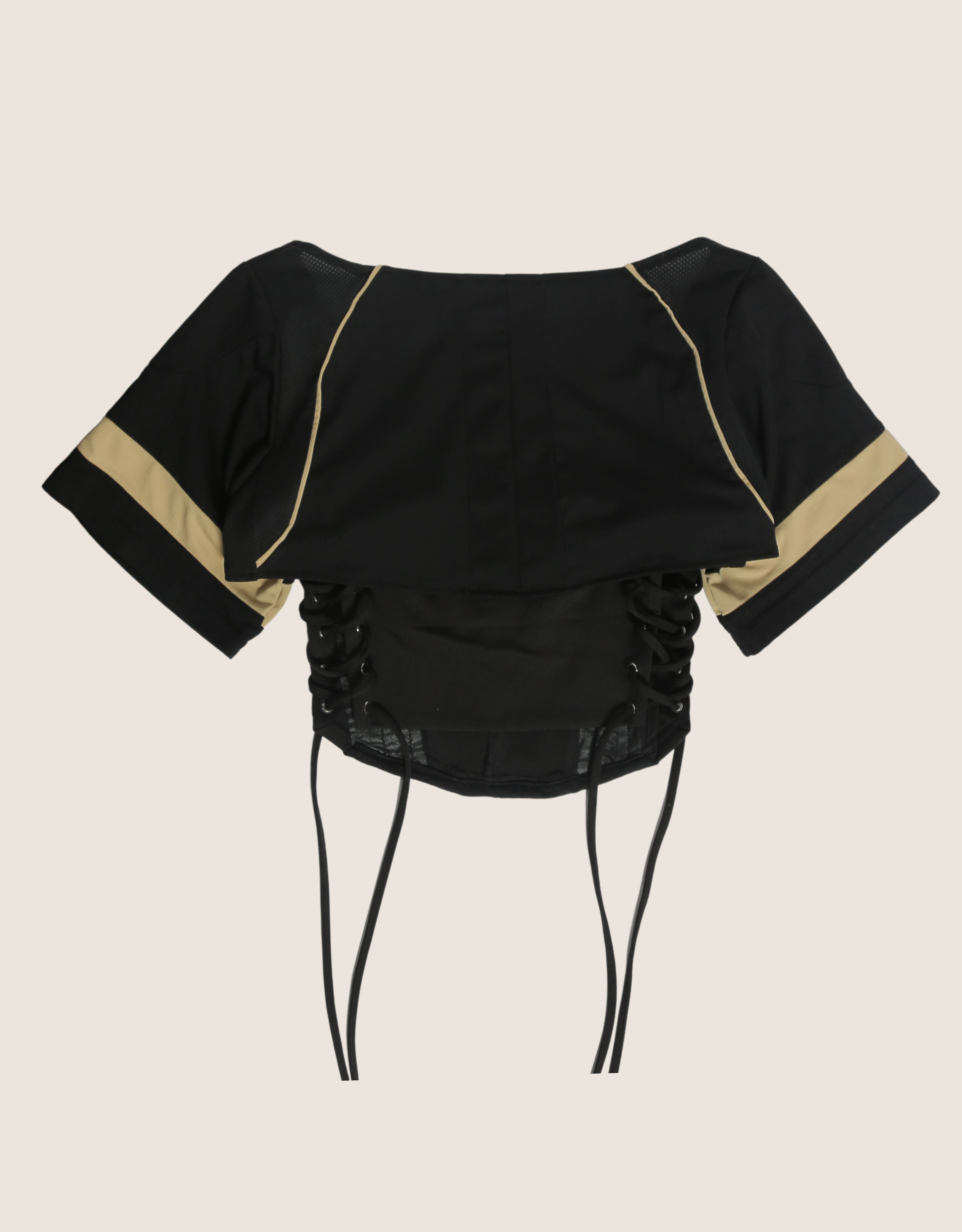 mexico reworked cropped corset with matching shrug (M)