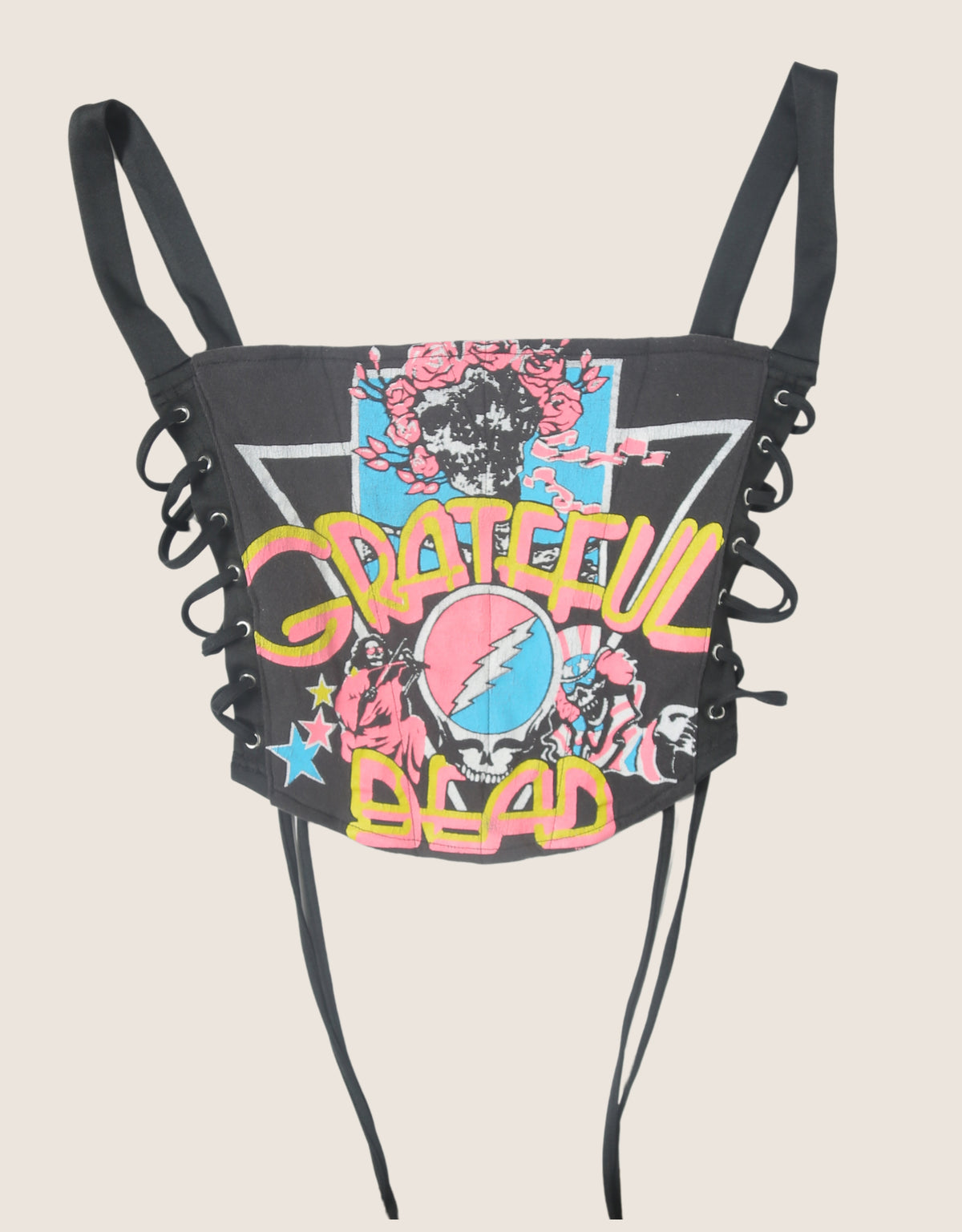 grateful dead side lace full corset (L)