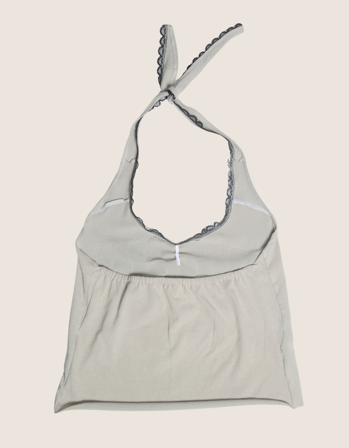 biggie smalls lace trim halter top