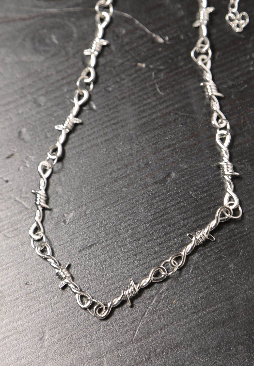 barbed wire necklace