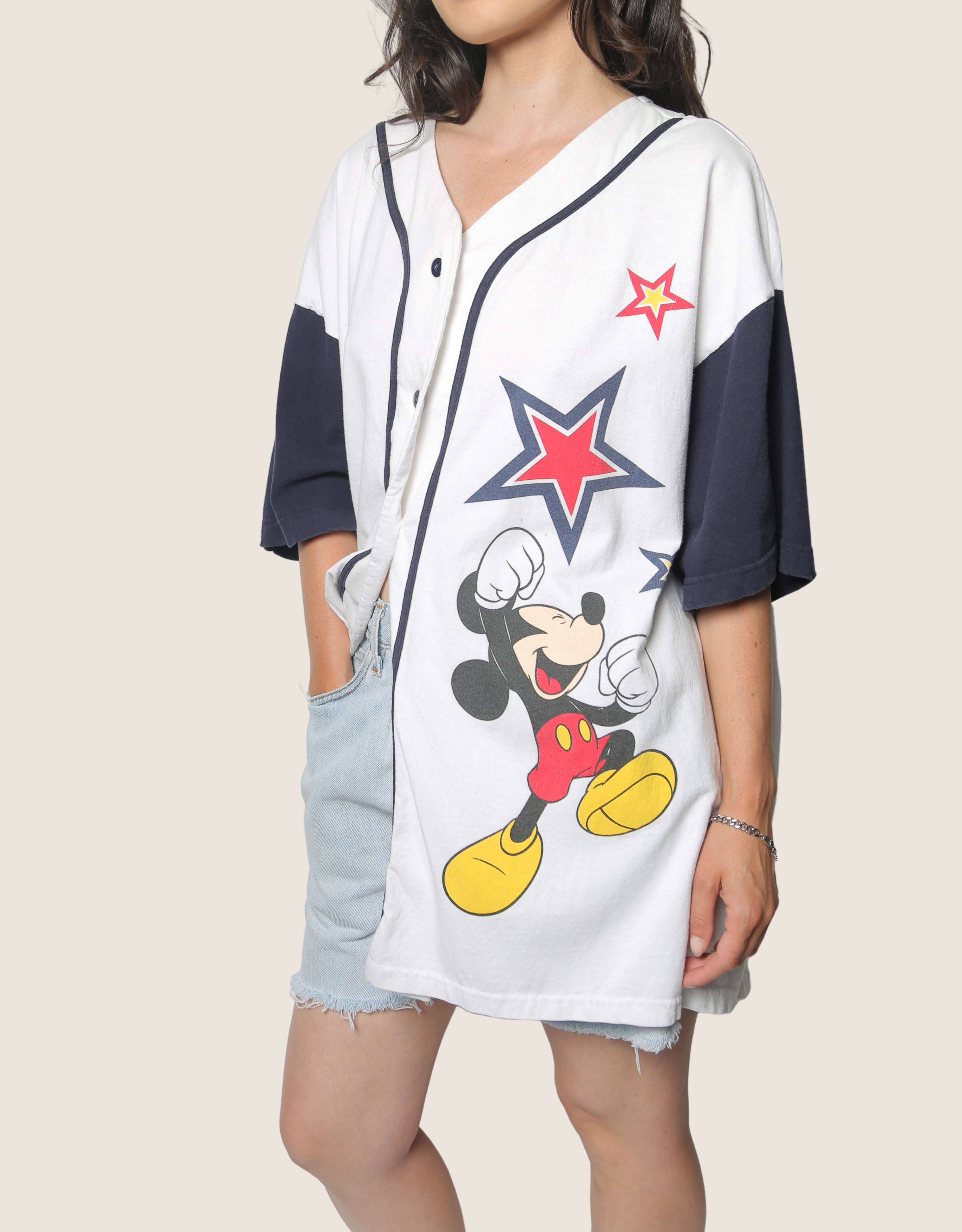 mickey vintage baseball t shirt