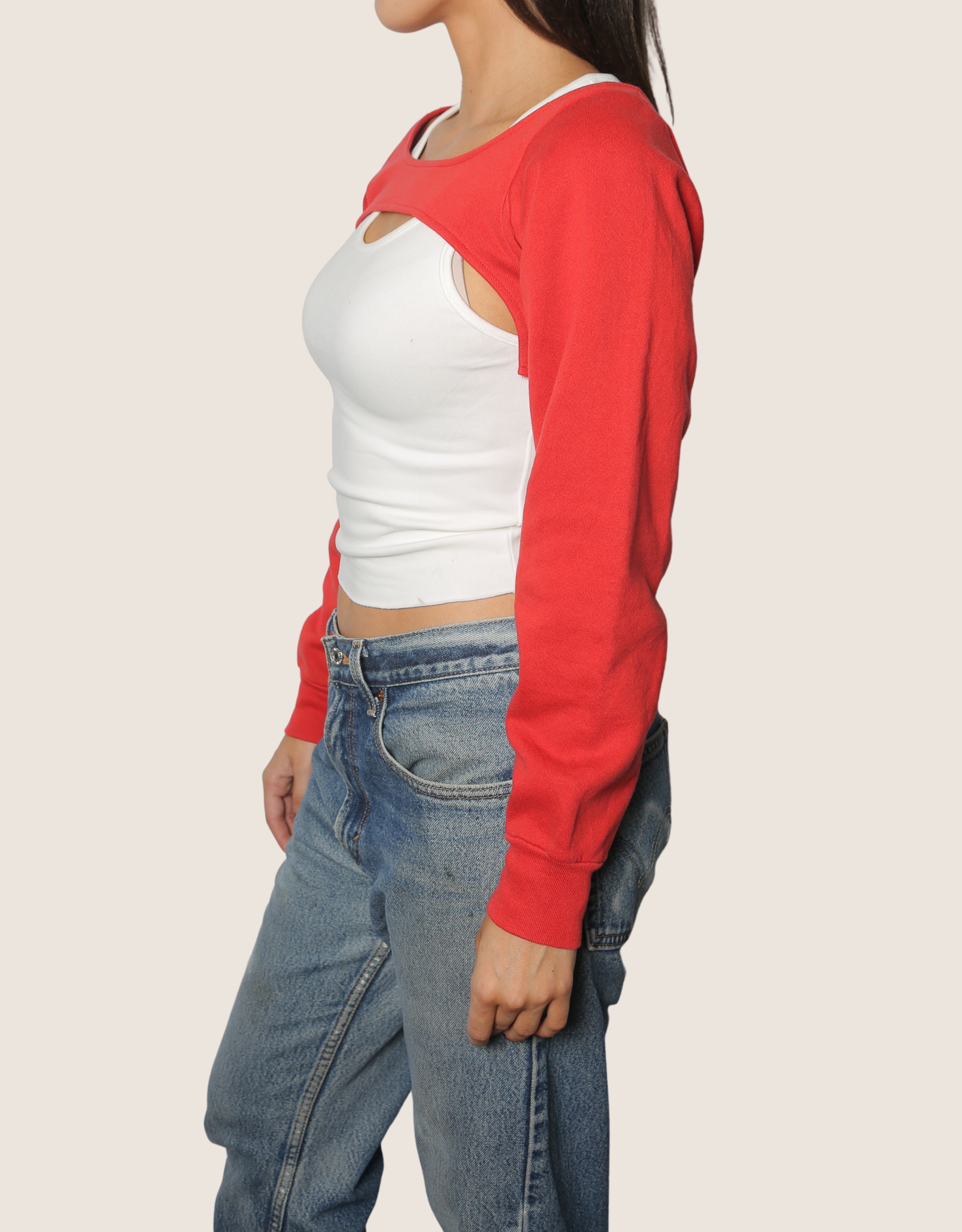 georgia sweatshirt shrug (small)