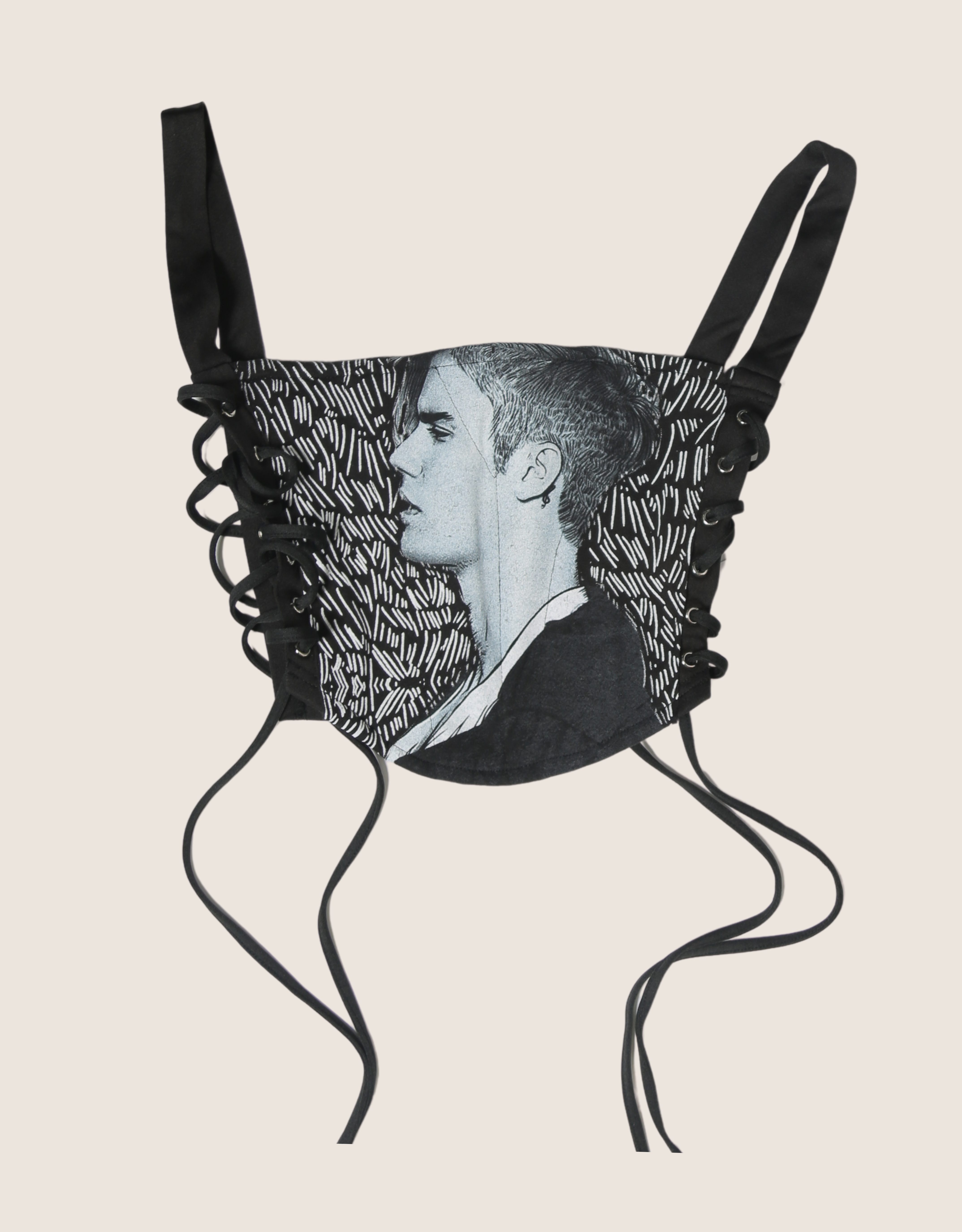 justin bieber reworked corset with matching shrug (S)