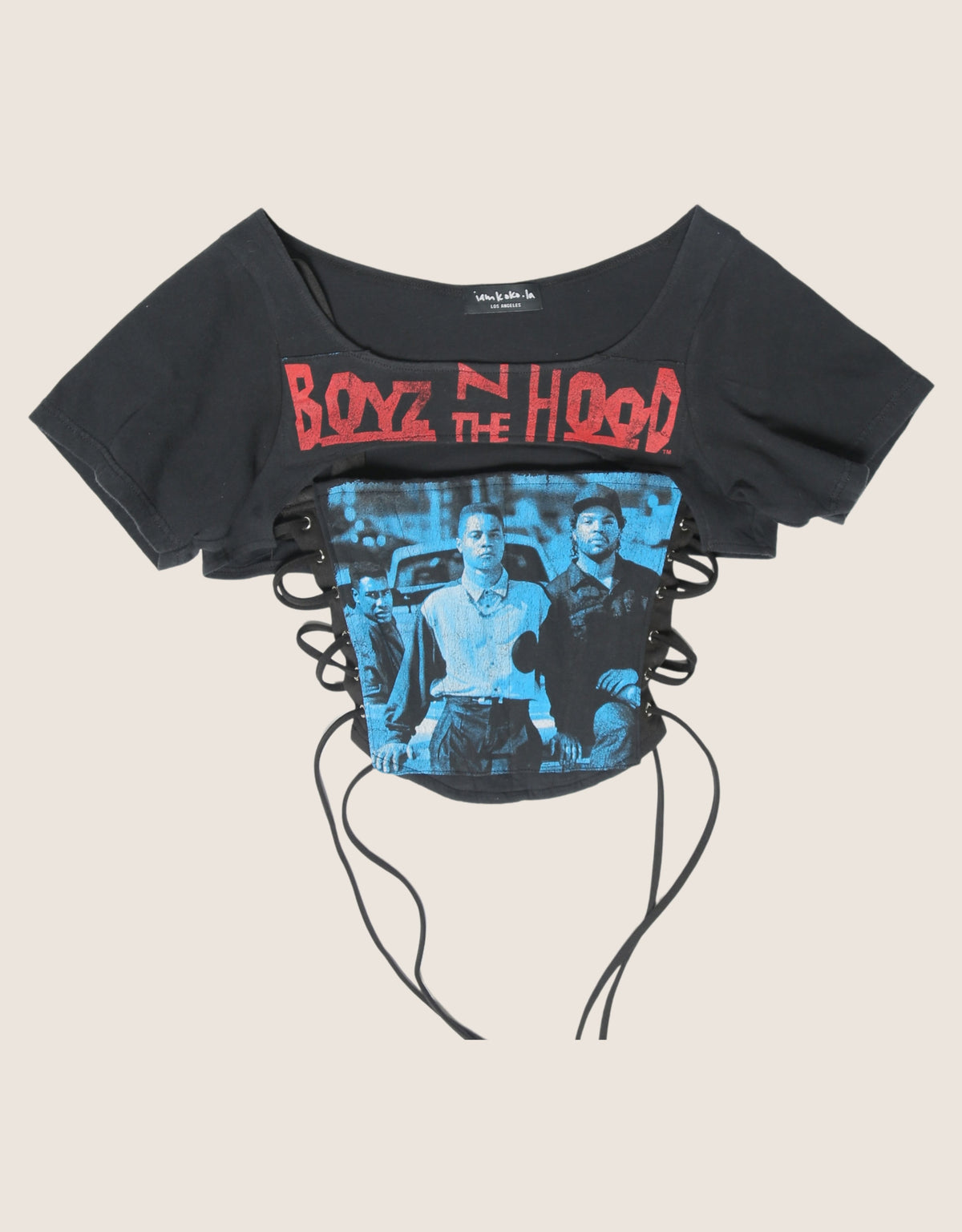 boyz n the hood reworked cropped corset with shrug (S)