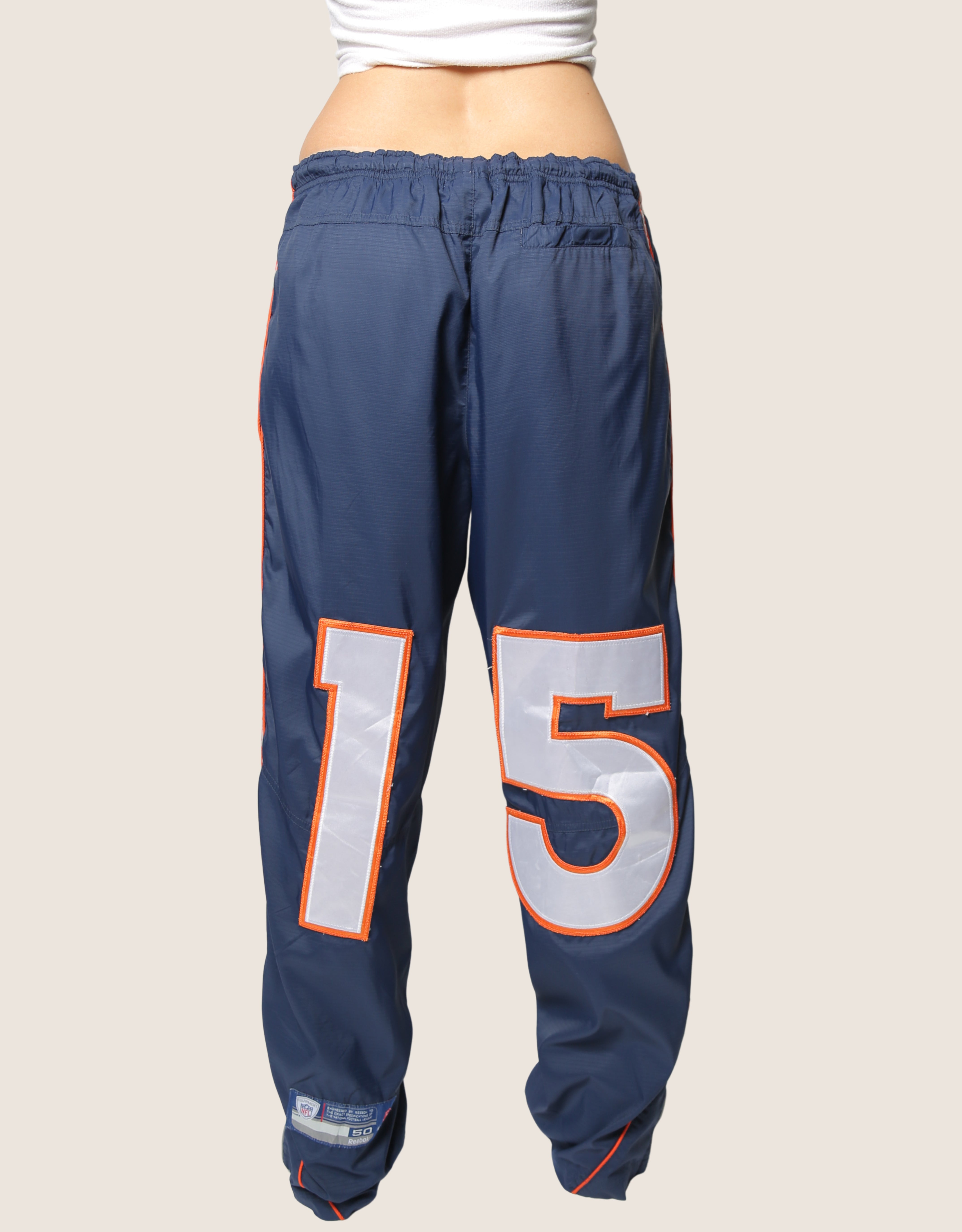 denver broncos patched track pants