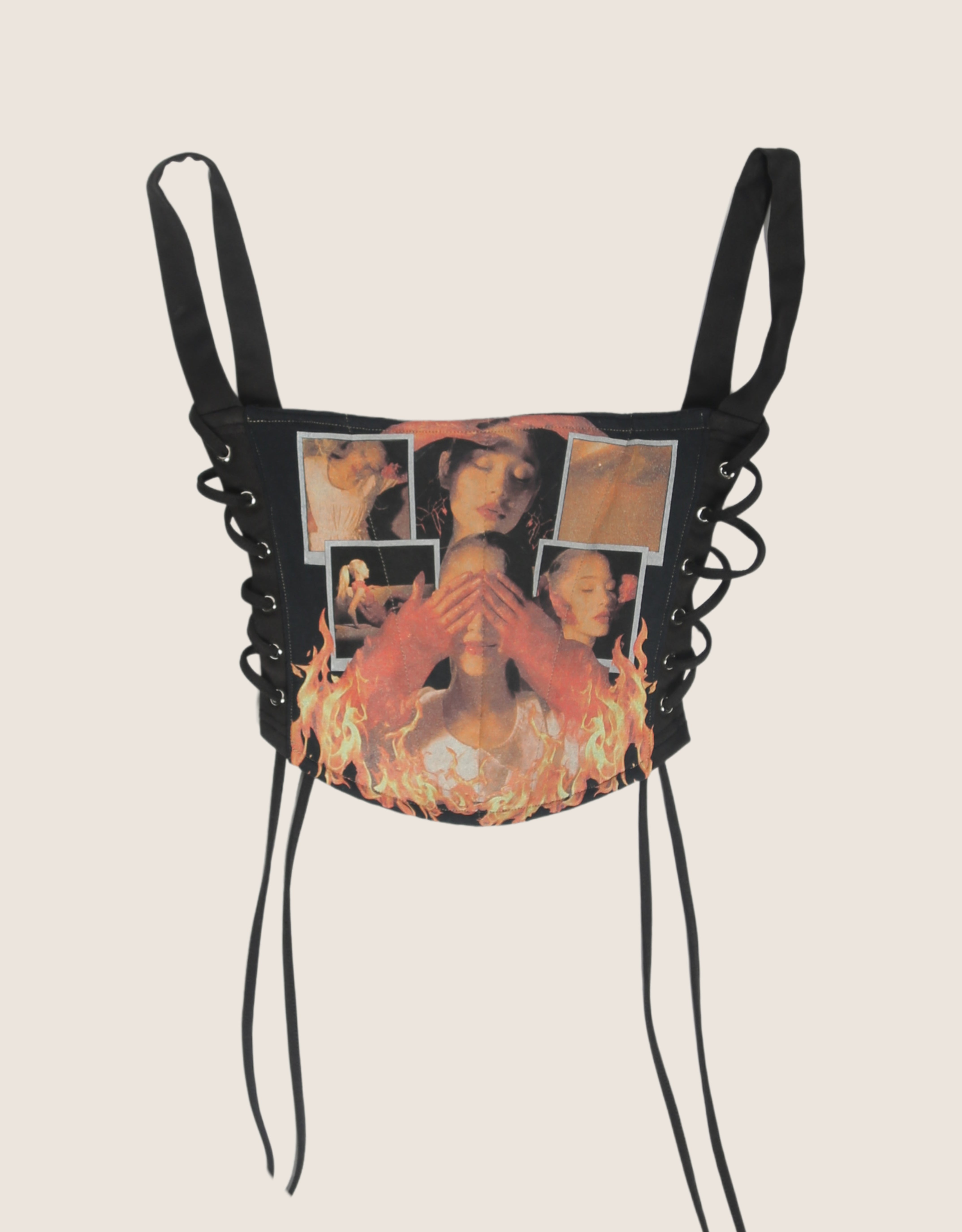 *pre order* ariana grande eternal sunshine reworked corset with matching shrug