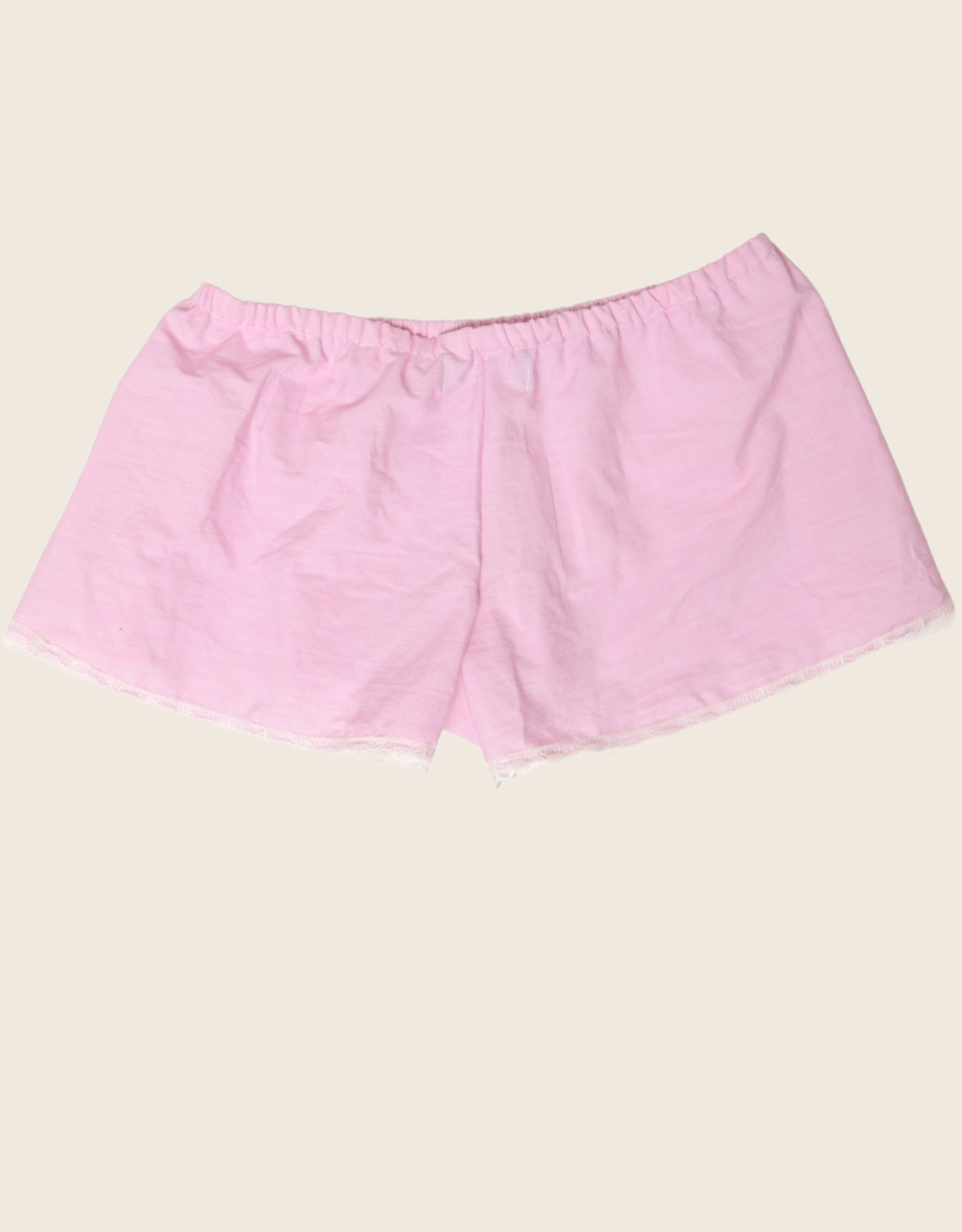 pink polo reworked halter top and mini shorts