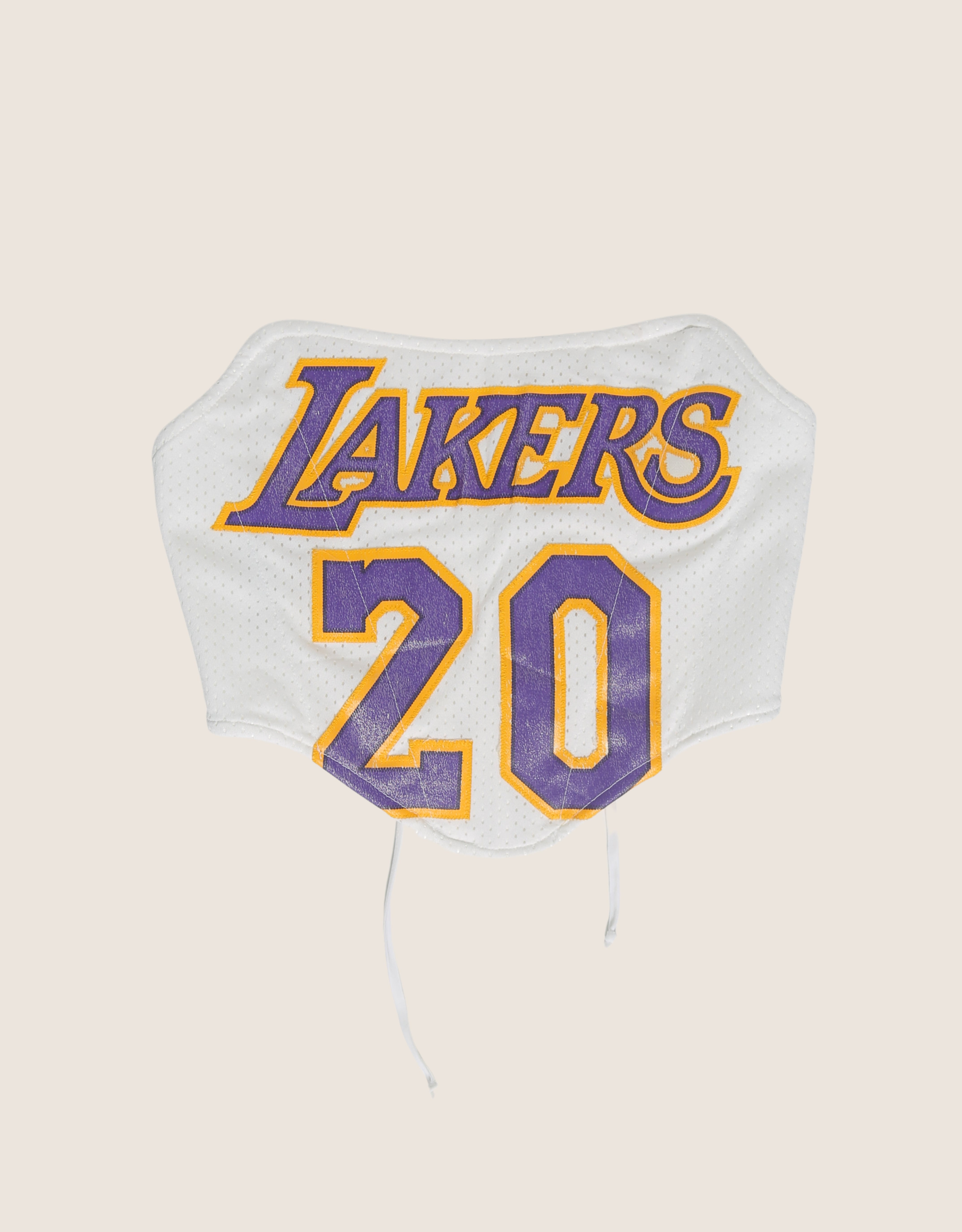 lakers reworked corset with matching shrug (small)