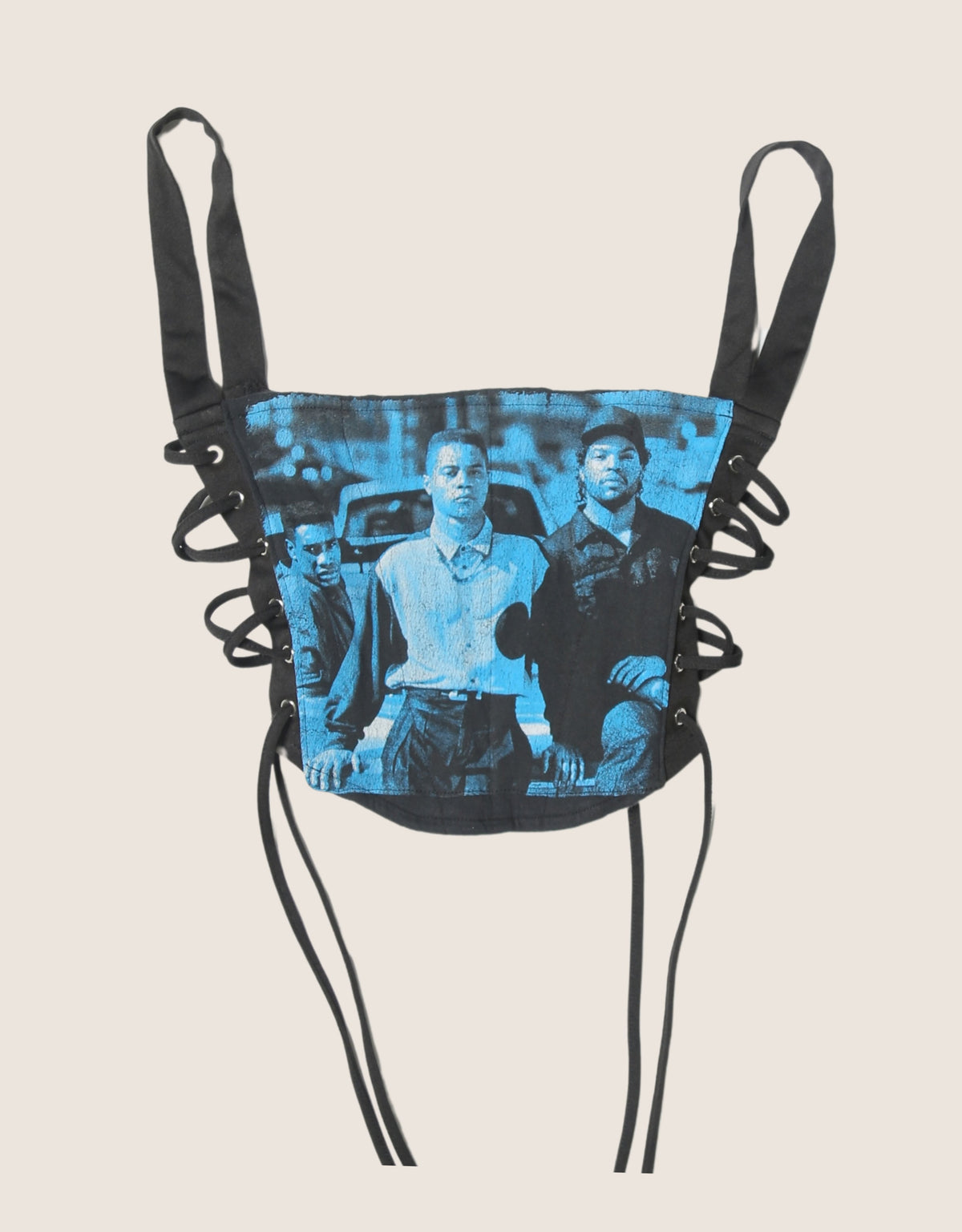 boyz n the hood reworked cropped corset with shrug (S)