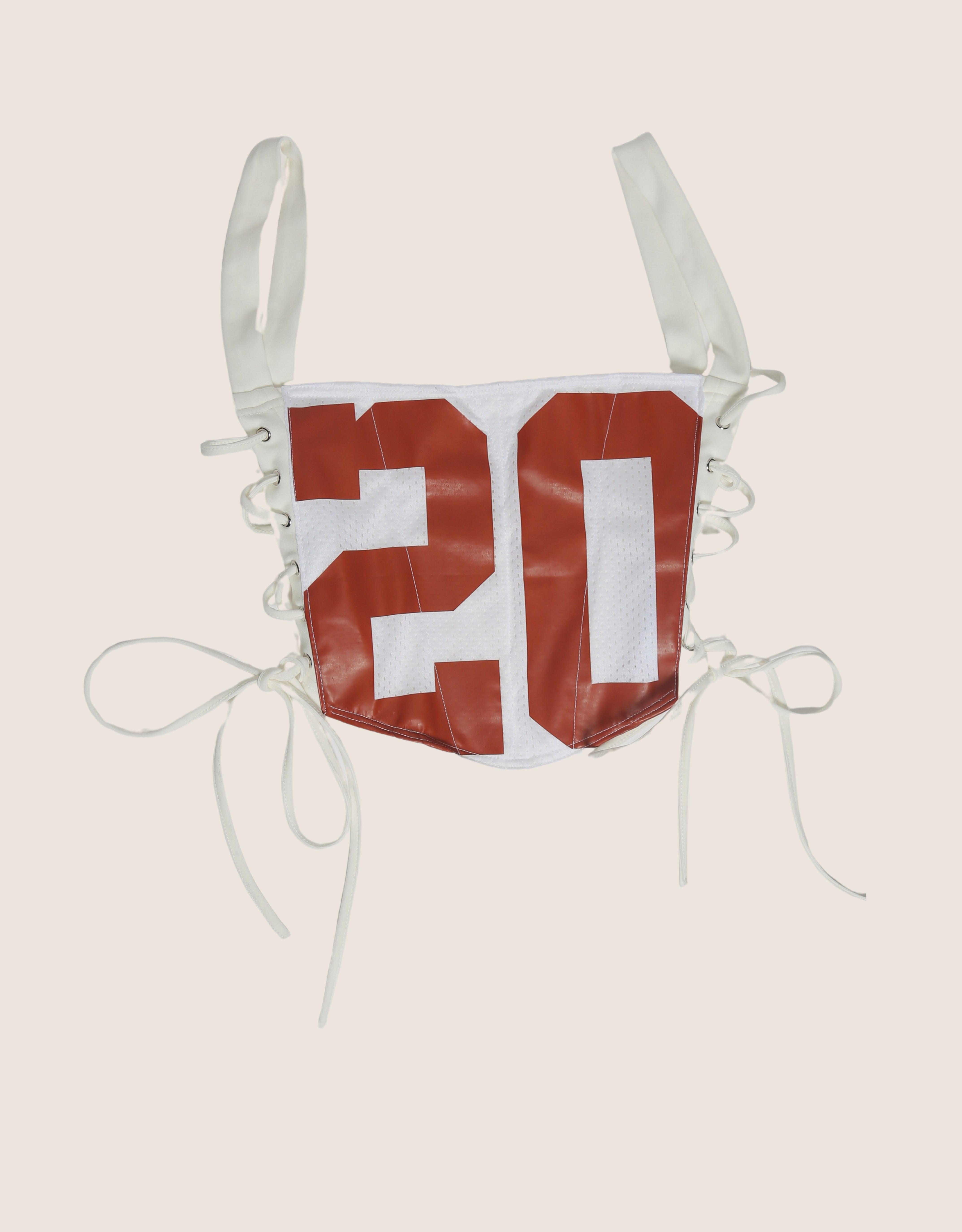 custom Chris Brown jersey 20 side lace up corset with shrug