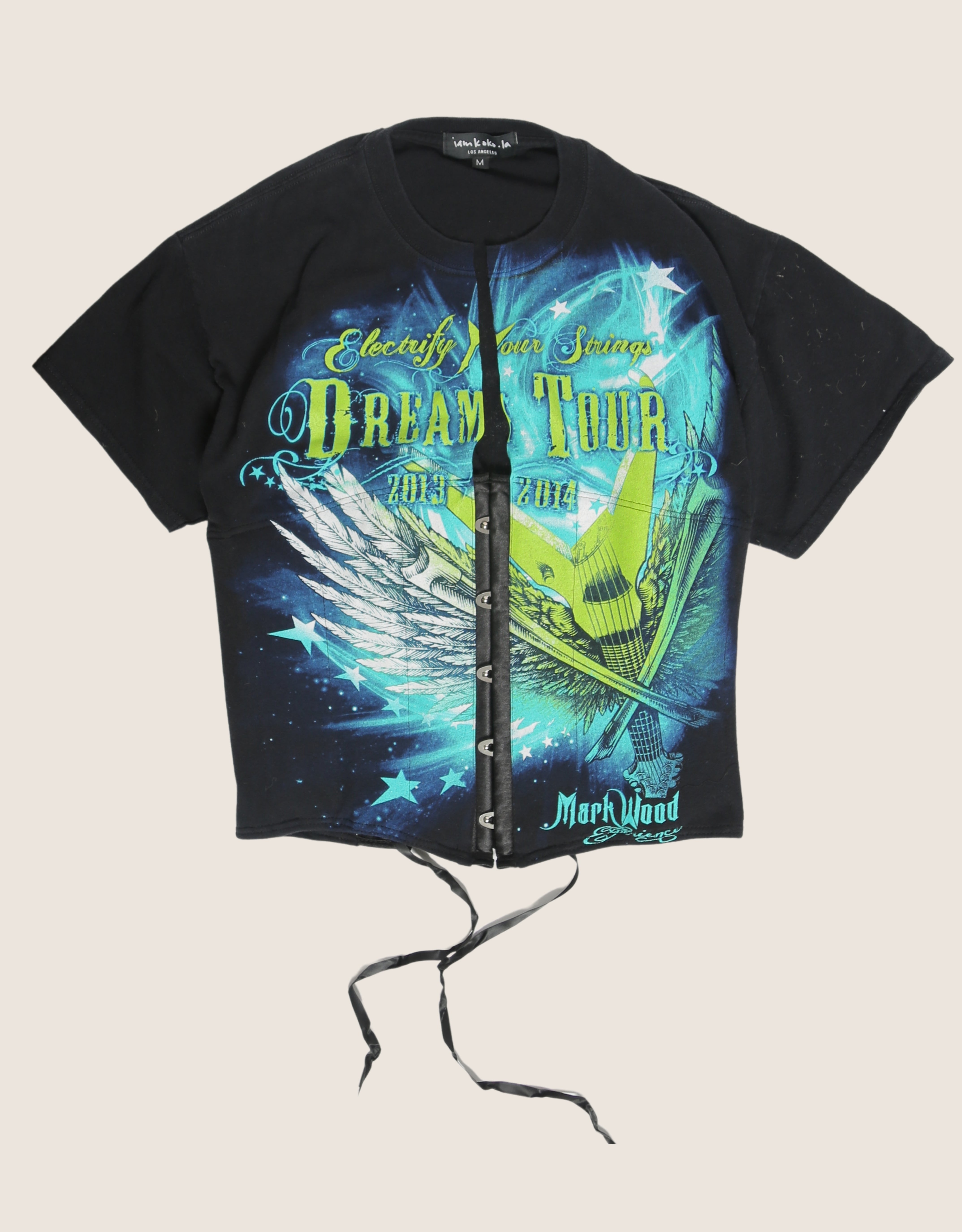 dream tour snap corset t shirt (M)