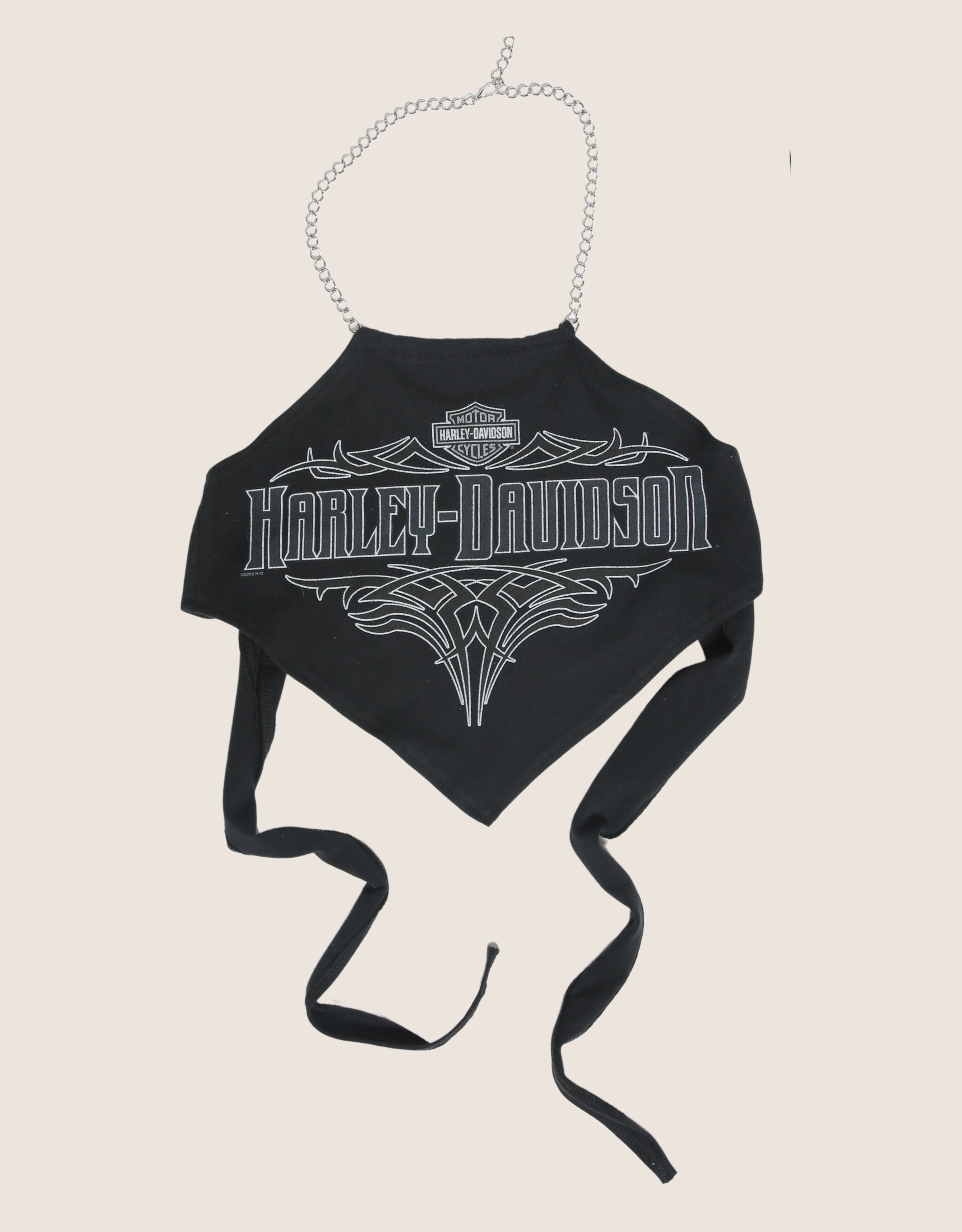 harley chain halter top