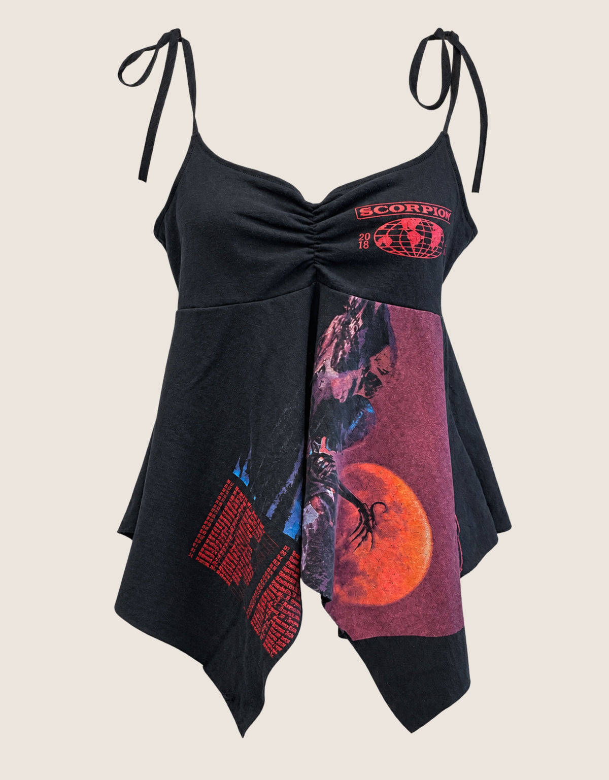 scorpion trapeze tie top
