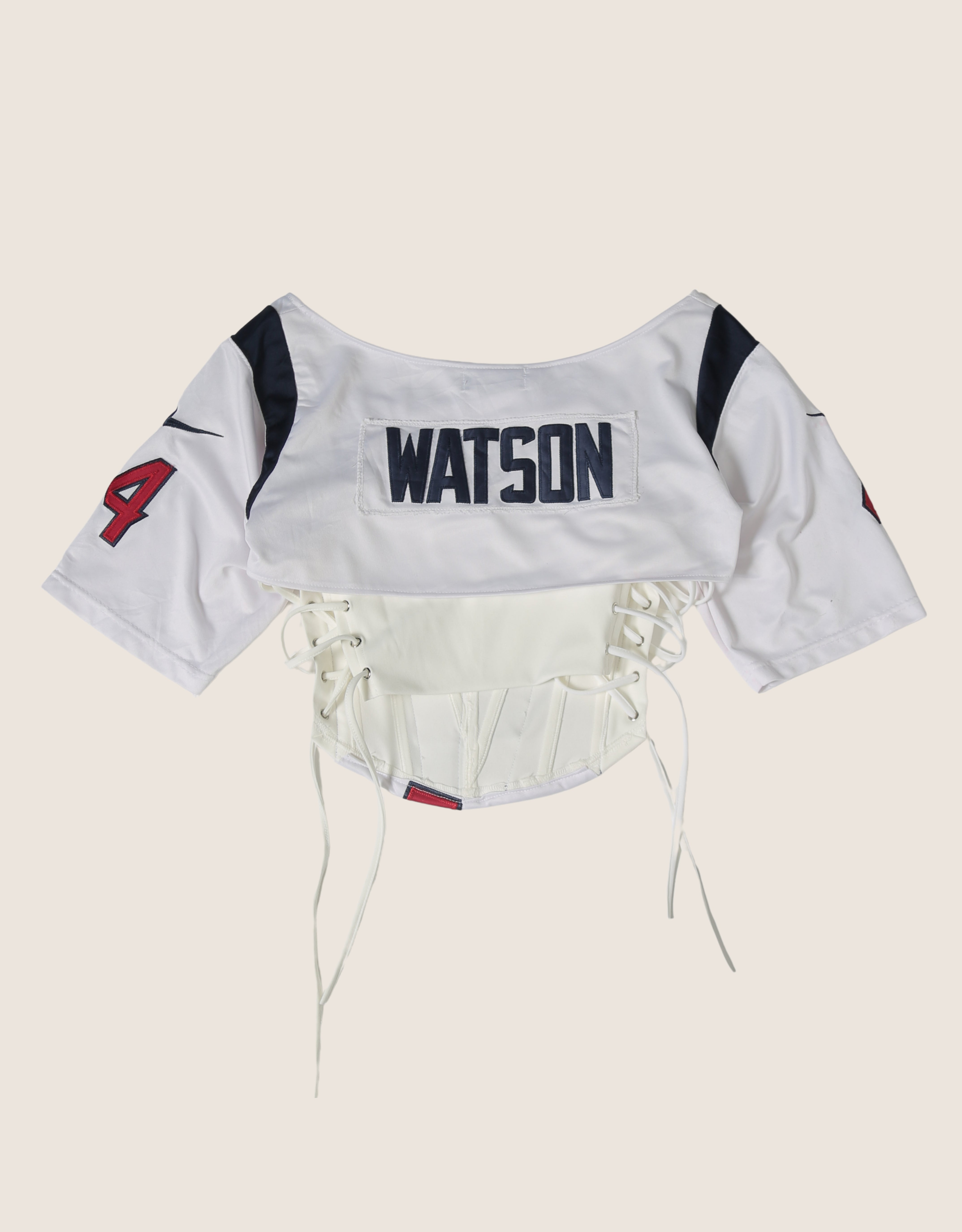 texans reworked corset with matching shrug (medium)