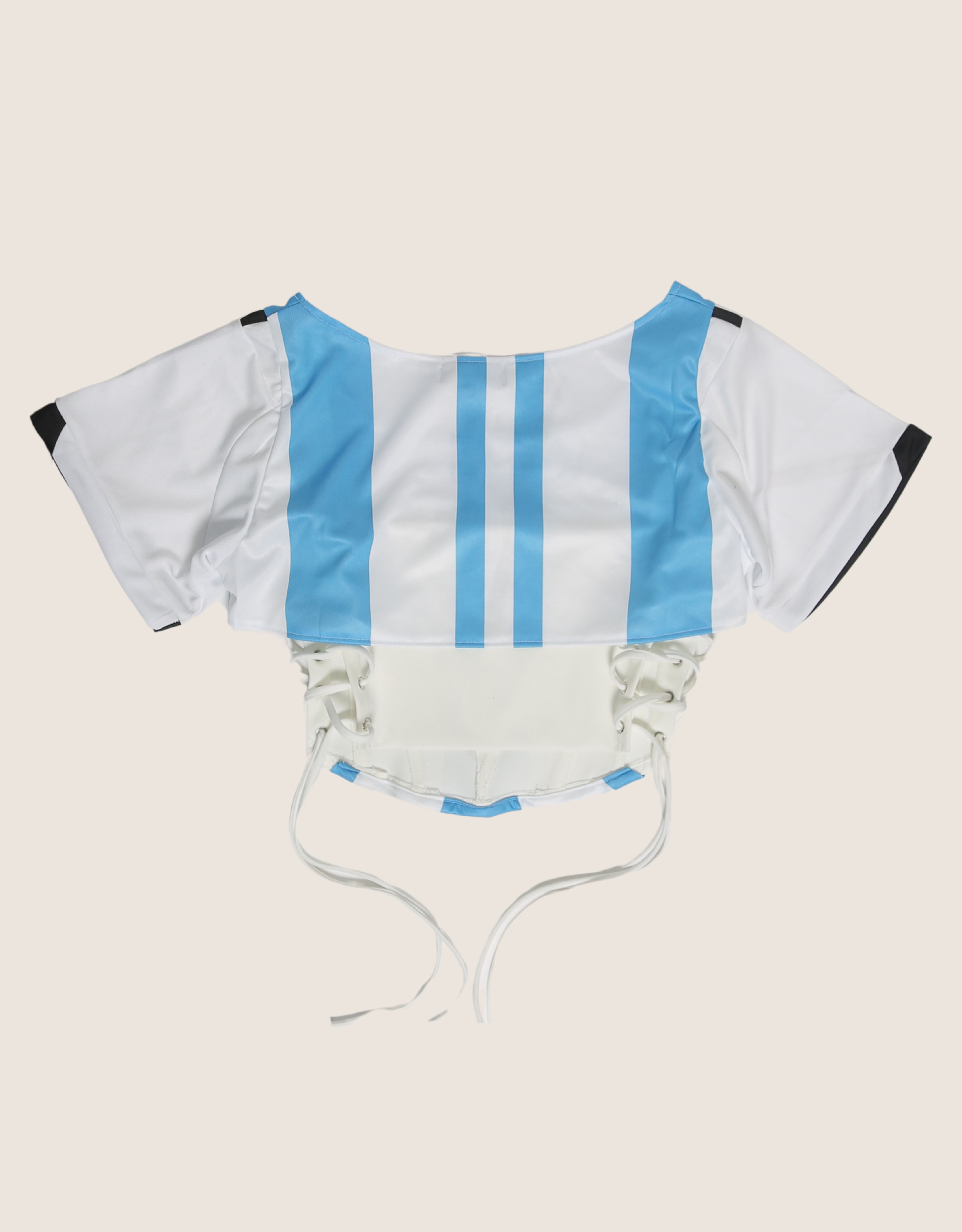 Argentina reworked corset with matching shrug
