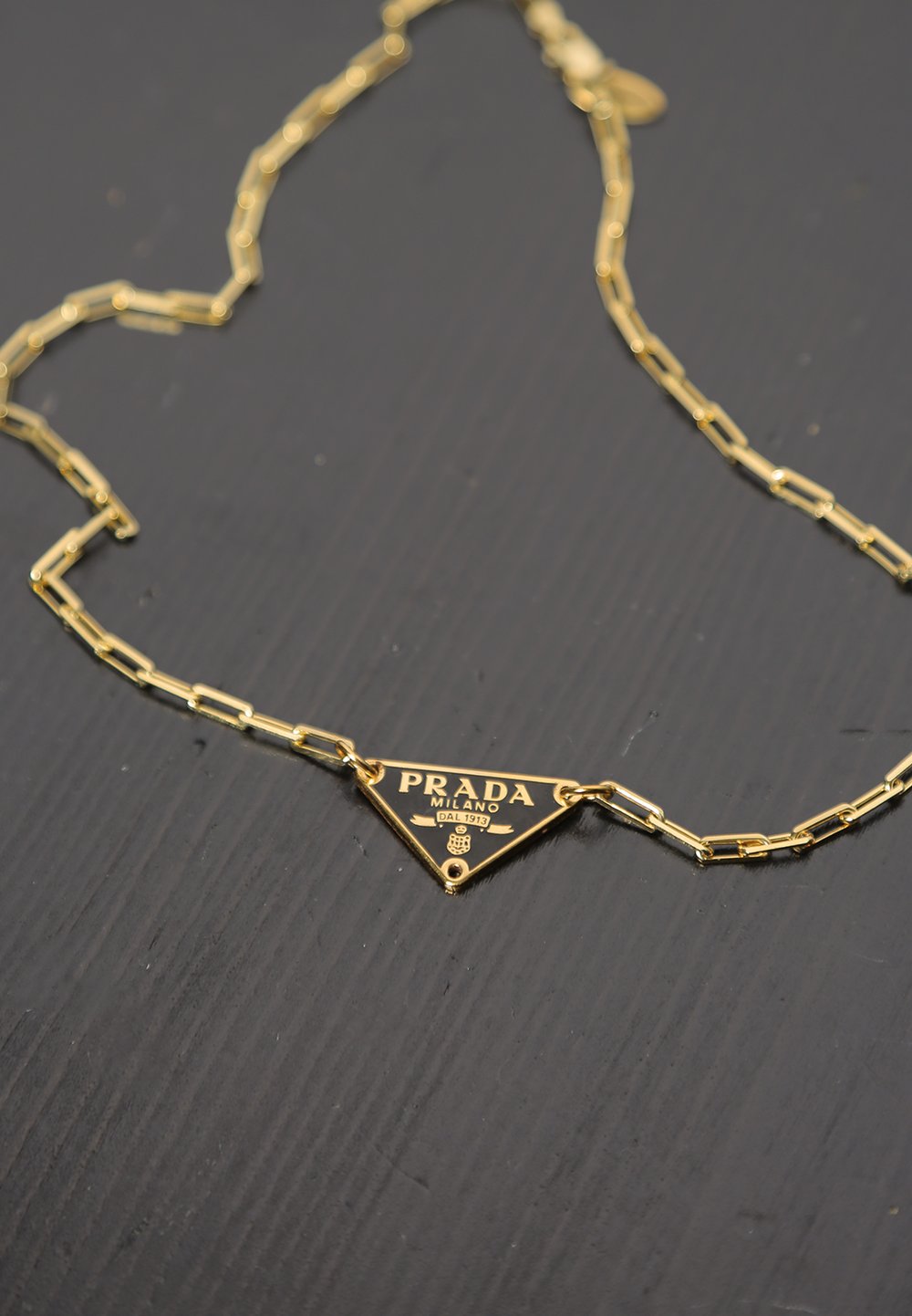 prada chain necklace