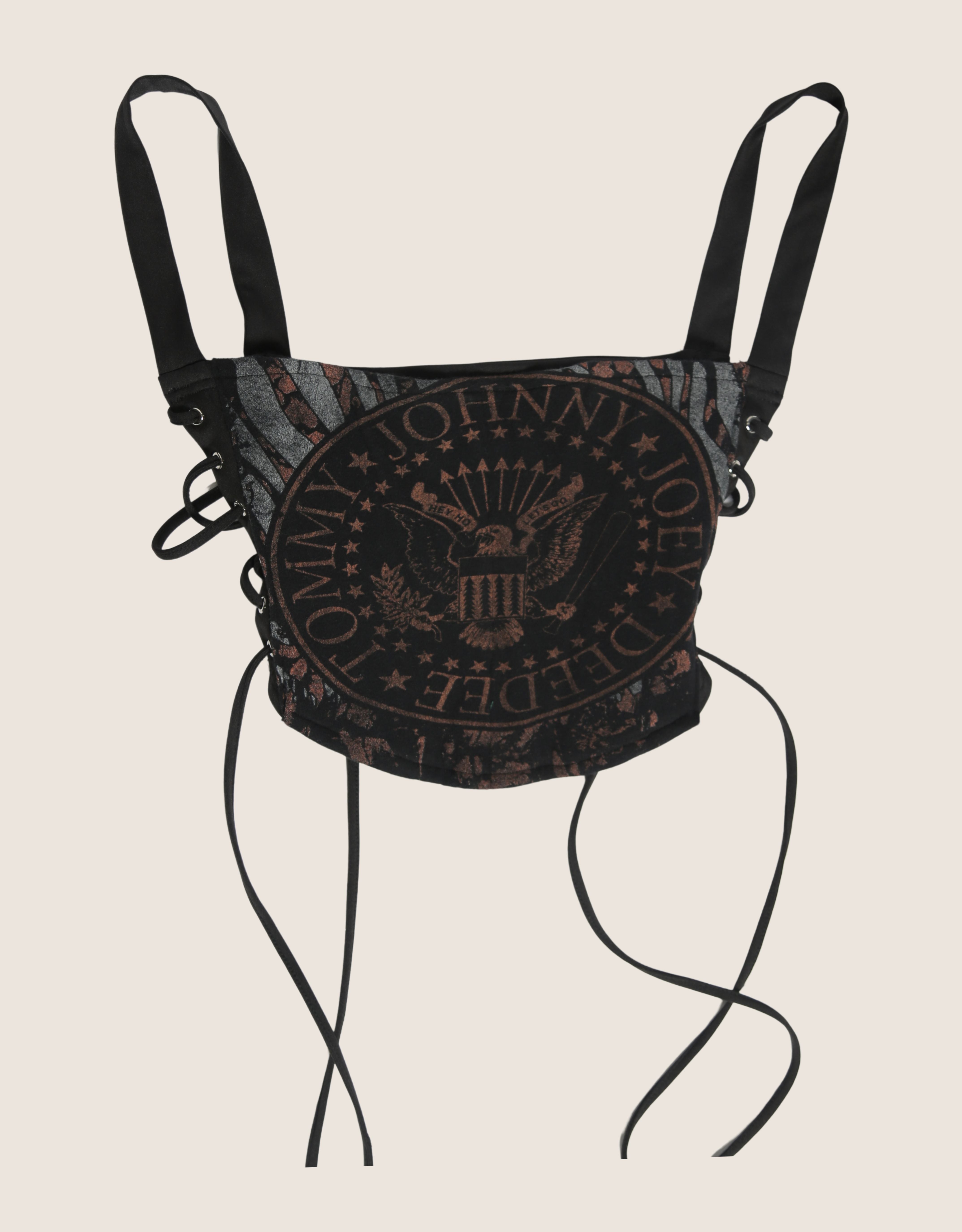 ramones reworked corset with matching shrug (S)