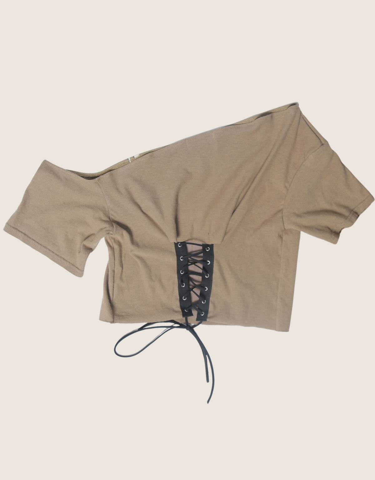outkast off shoulder tie back top (S/M)